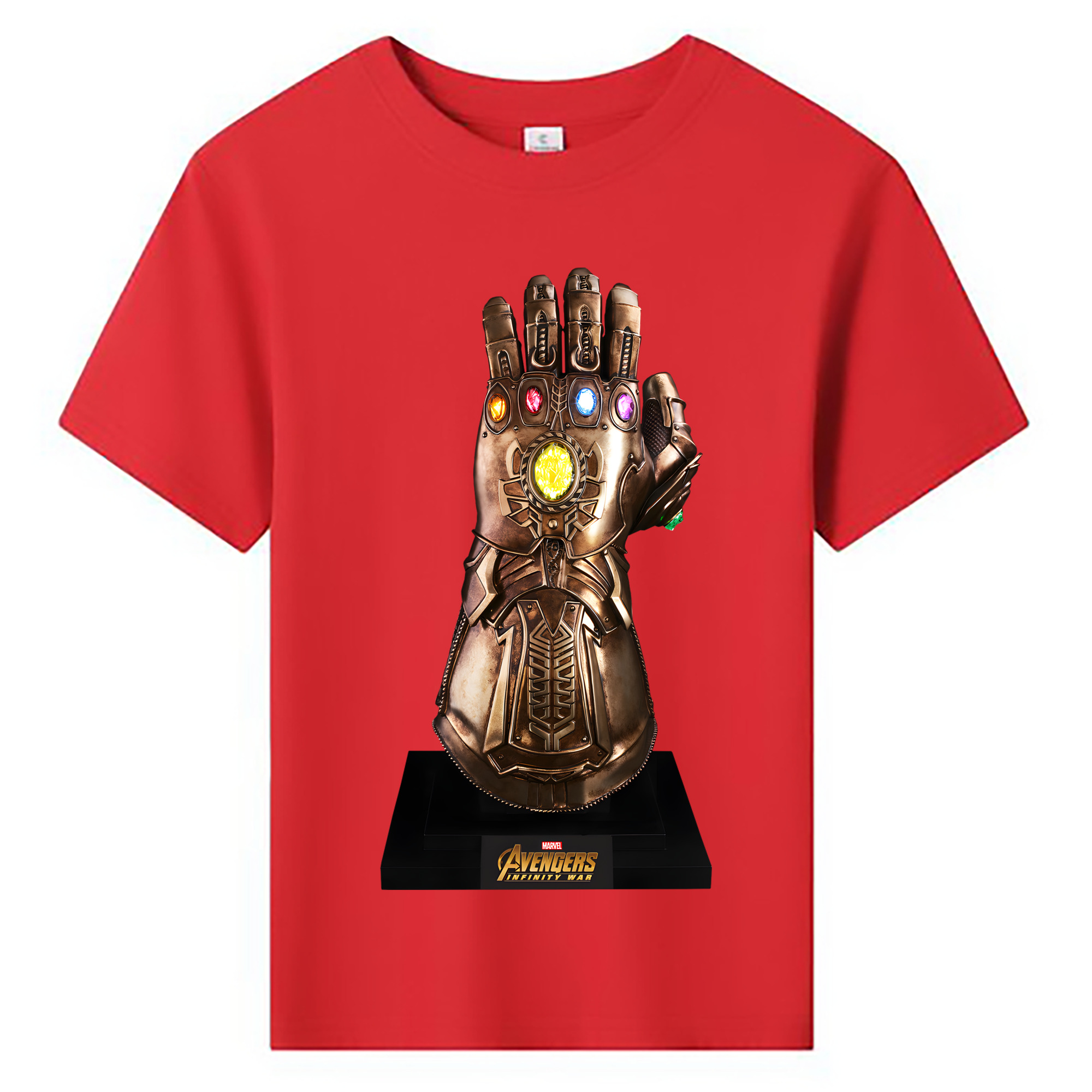 （画像用） アベンジャーズ The Avengers 綿100％キッズTシャツ（フロントプリント）