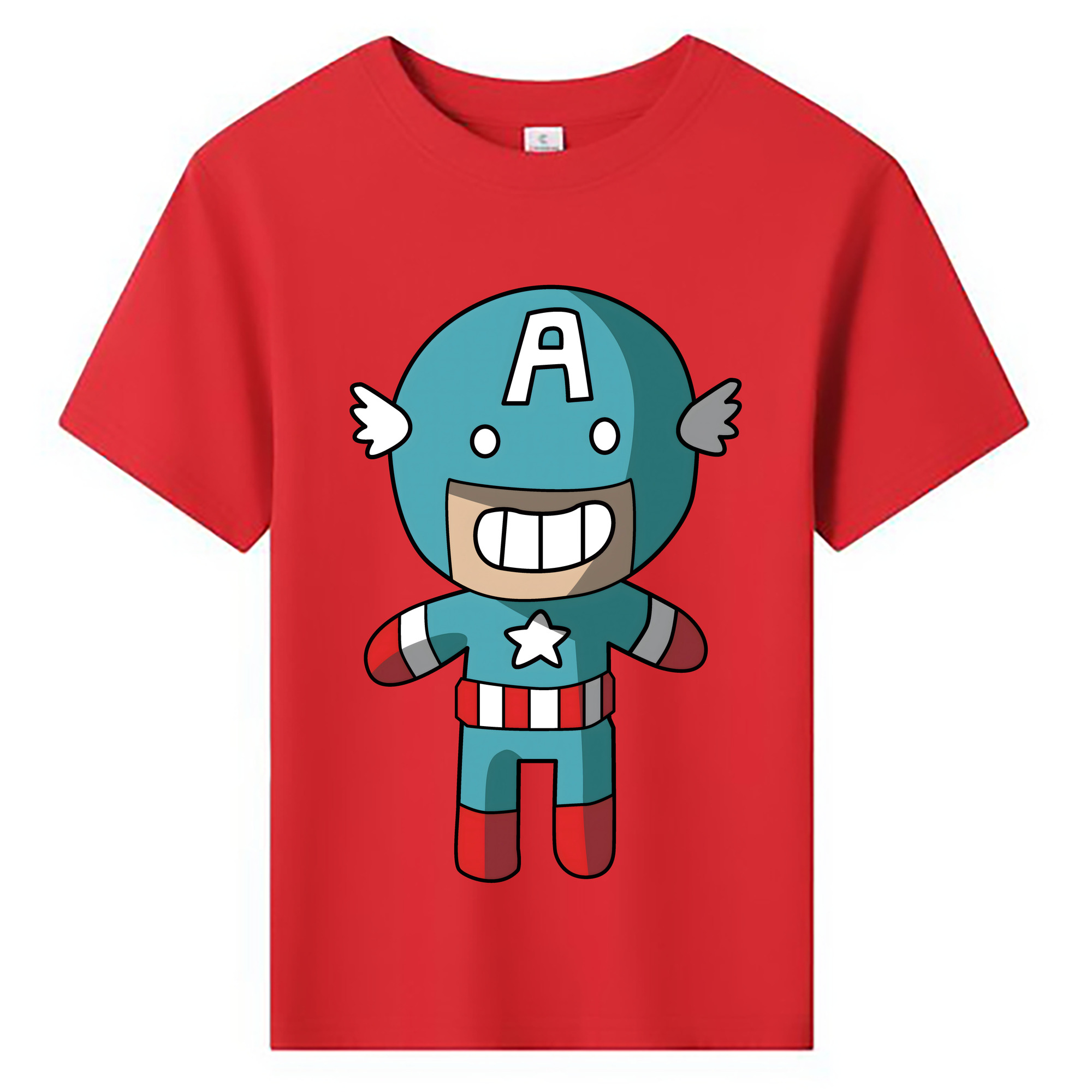 （画像用） アベンジャーズ The Avengers 綿100％キッズTシャツ（フロントプリント）