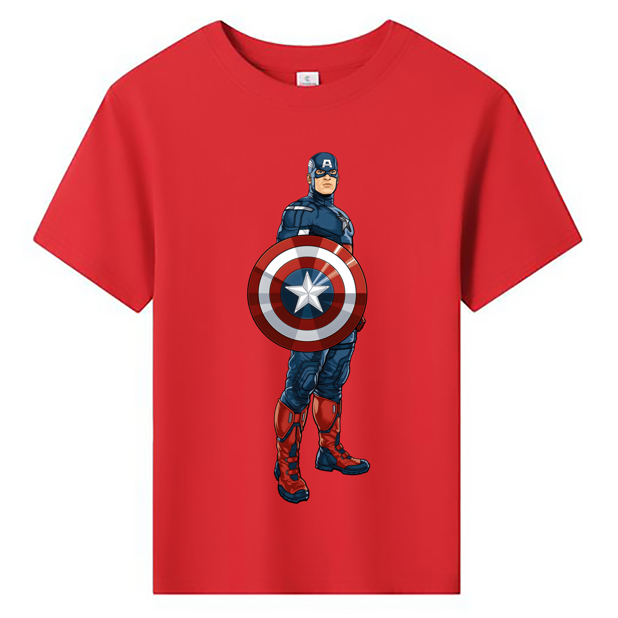 （画像用） アベンジャーズ The Avengers 綿100％キッズTシャツ（フロントプリント）