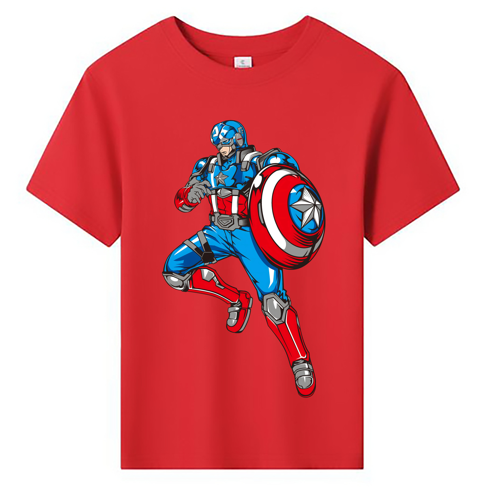 （画像用） アベンジャーズ The Avengers 綿100％キッズTシャツ（フロントプリント）