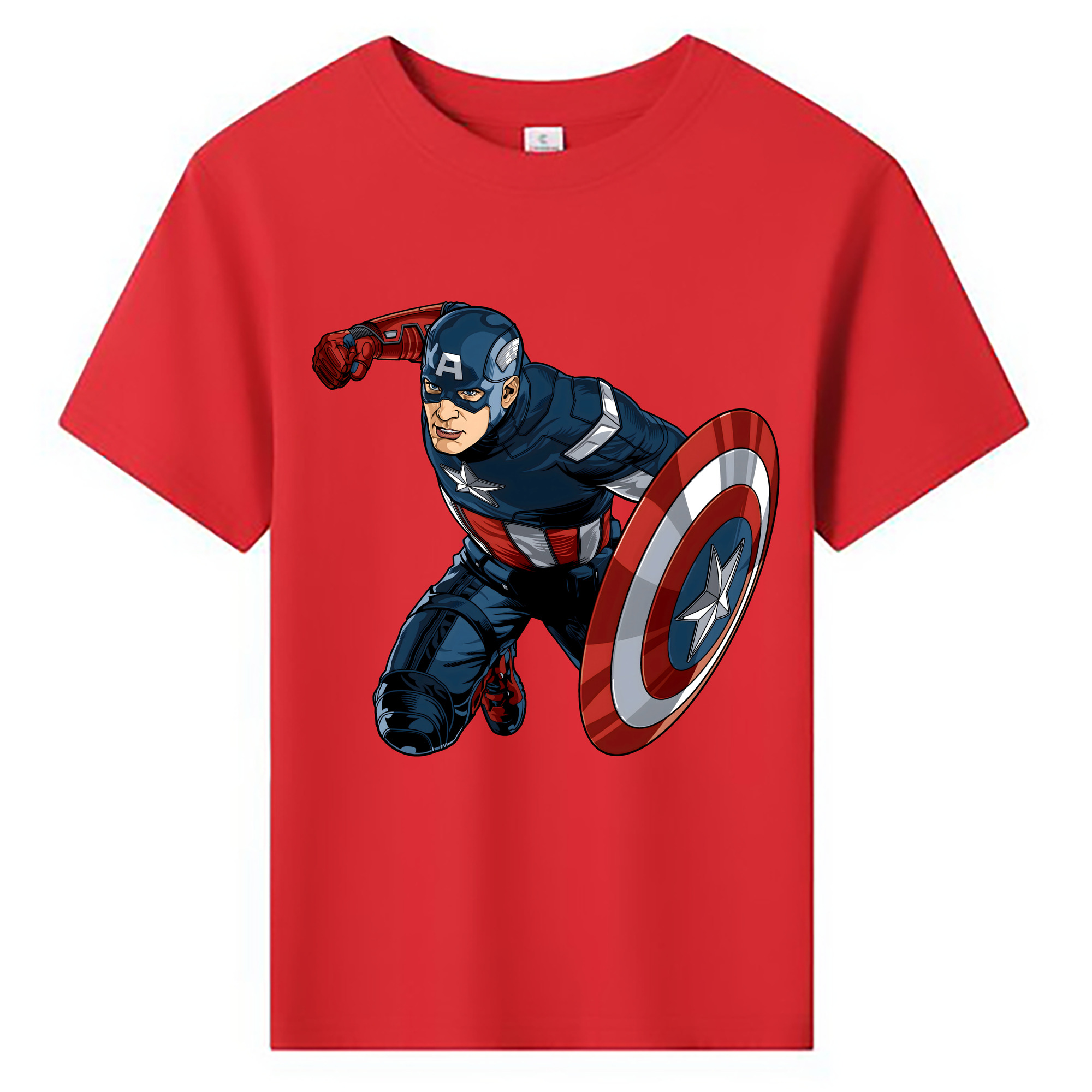 （画像用） アベンジャーズ The Avengers 綿100％キッズTシャツ（フロントプリント）