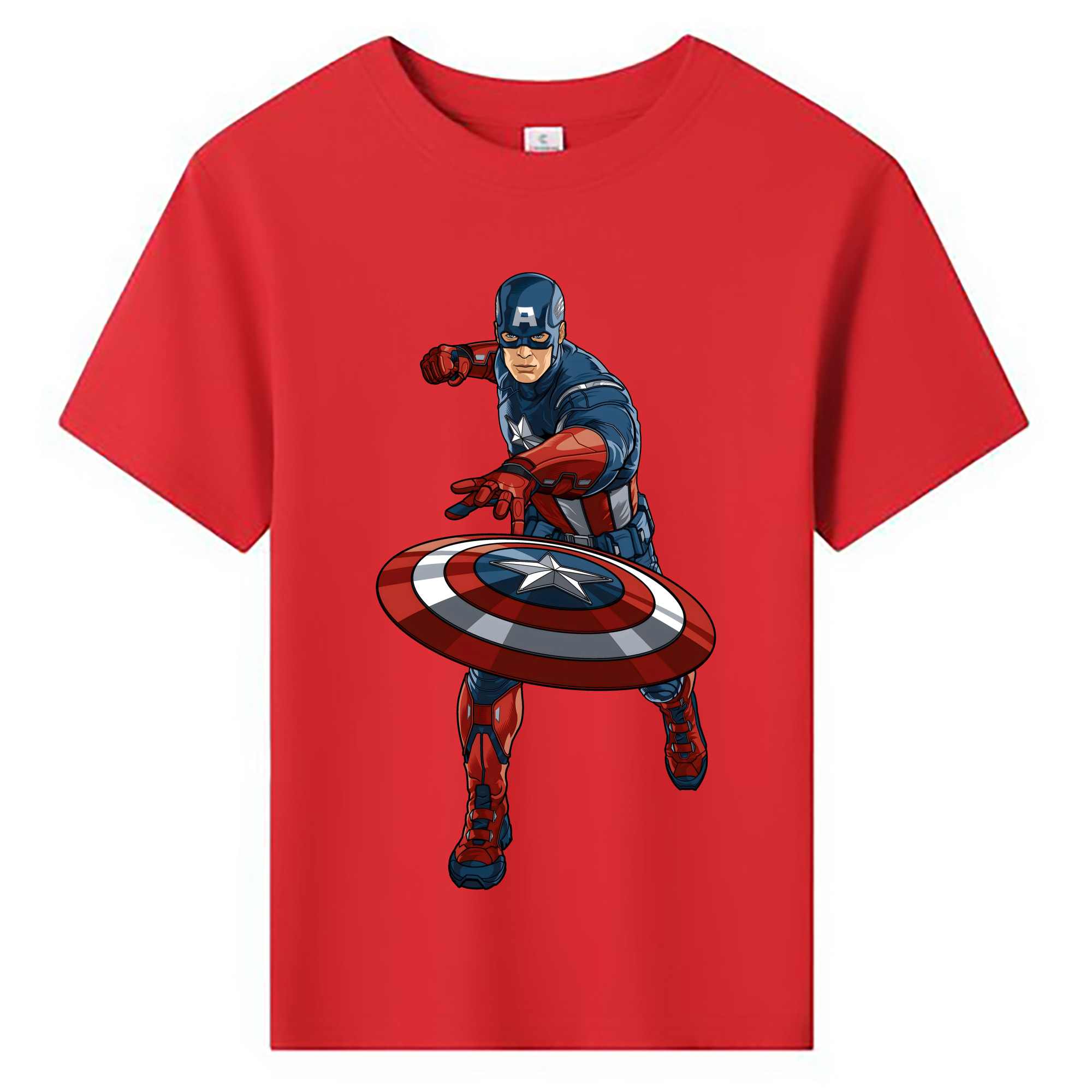 （画像用） アベンジャーズ The Avengers 綿100％キッズTシャツ（フロントプリント）