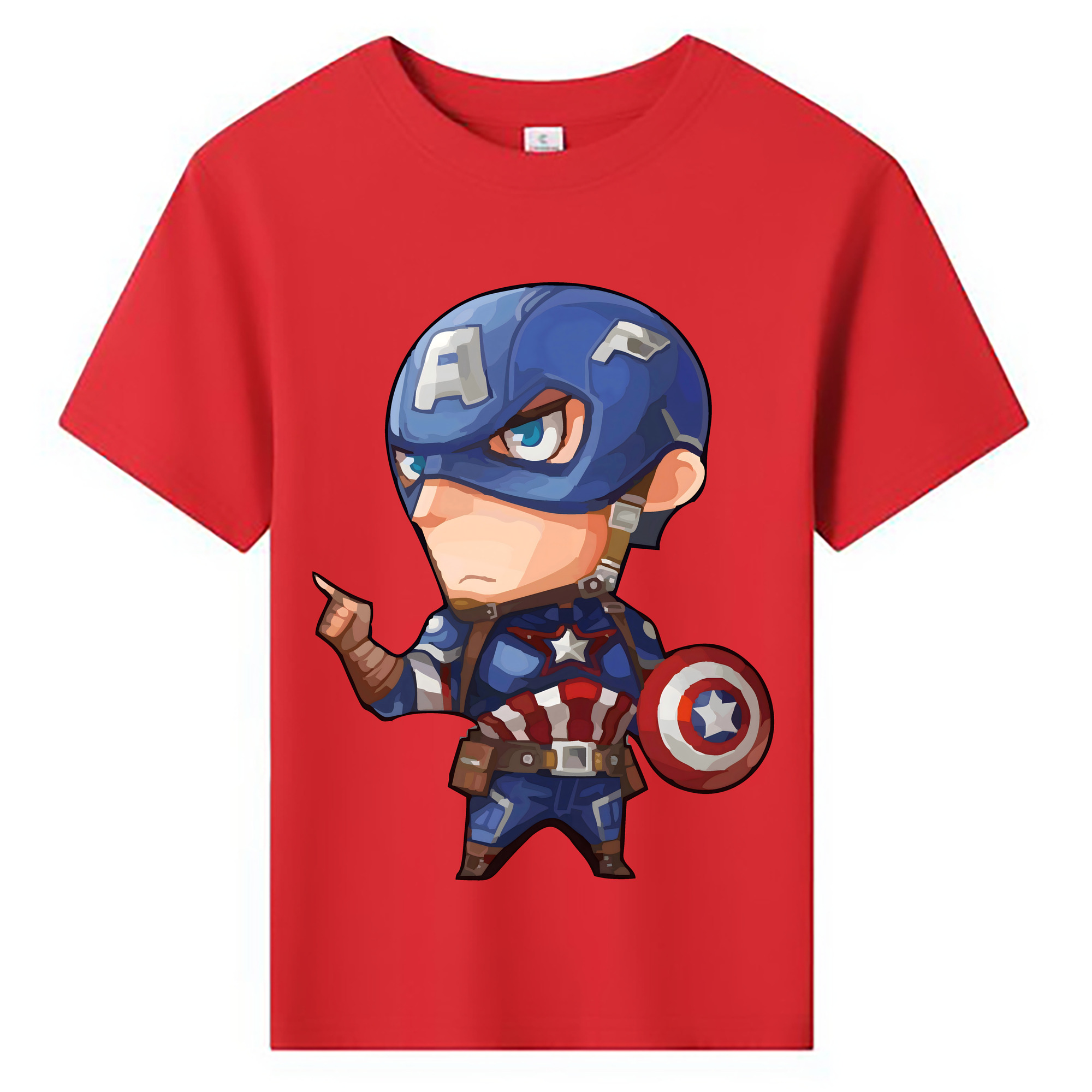 （画像用） アベンジャーズ The Avengers 綿100％キッズTシャツ（フロントプリント）