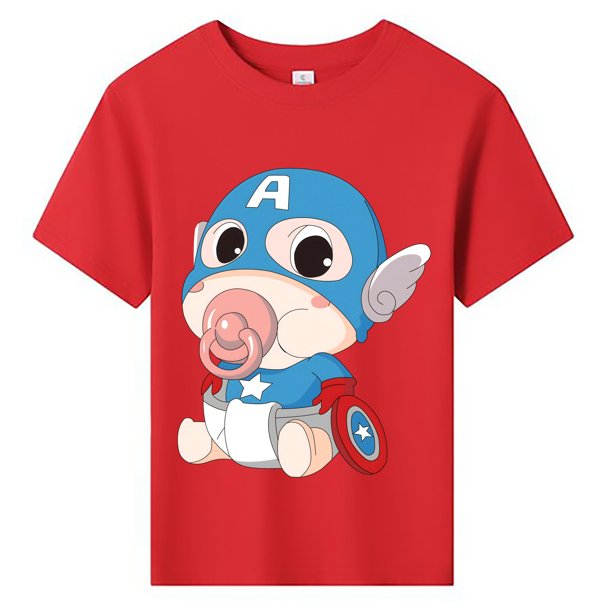 （画像用） アベンジャーズ The Avengers 綿100％キッズTシャツ（フロントプリント）