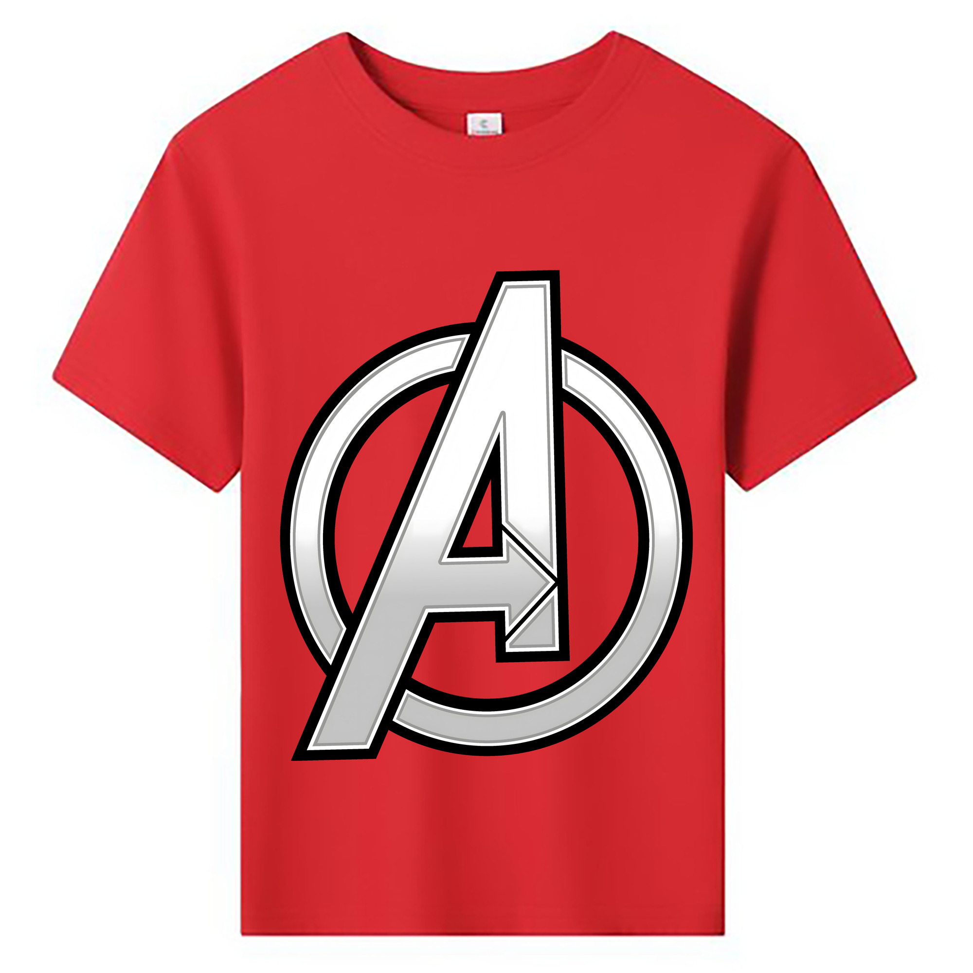 （画像用） アベンジャーズ The Avengers 綿100％キッズTシャツ（フロントプリント）