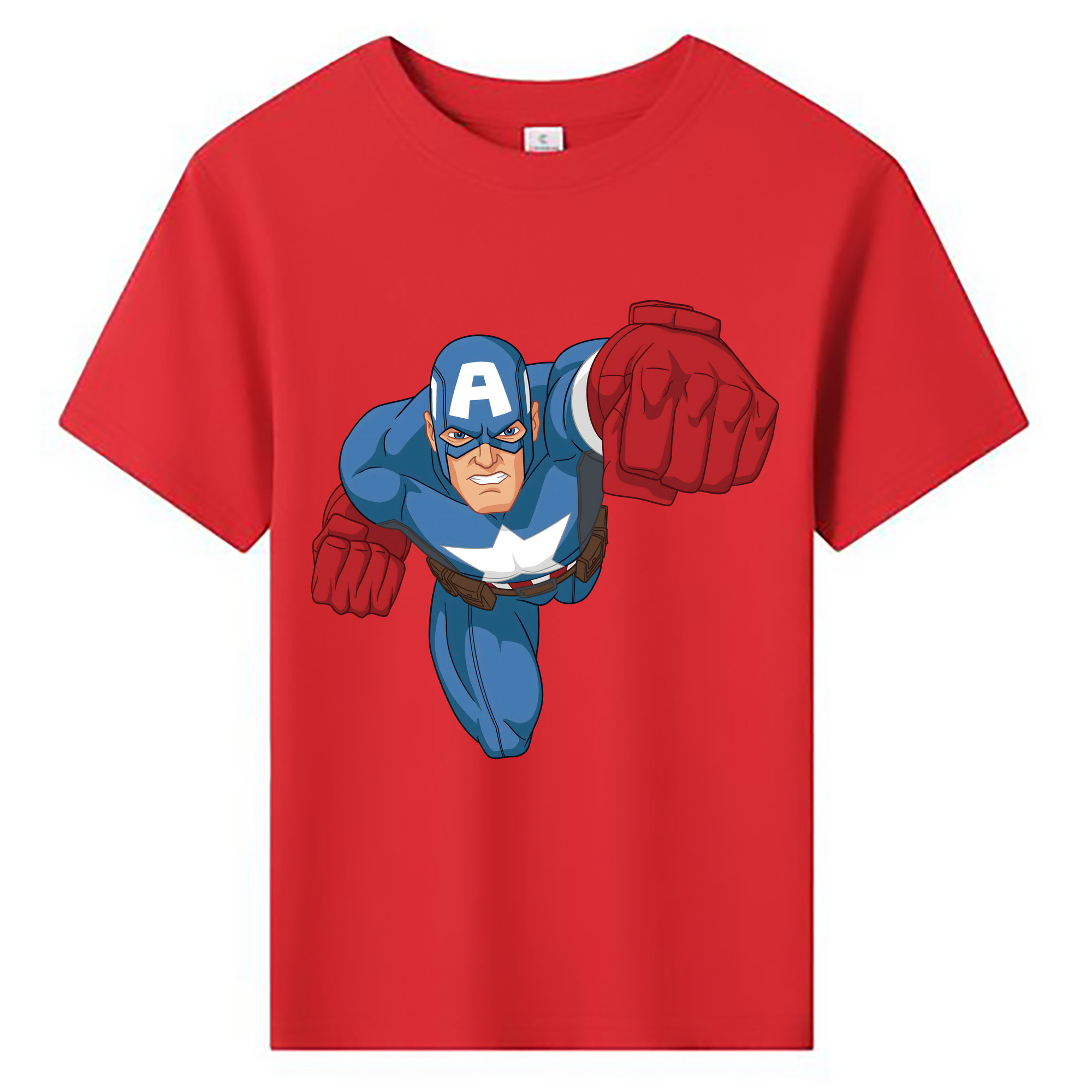（画像用） アベンジャーズ The Avengers 綿100％キッズTシャツ（フロントプリント）