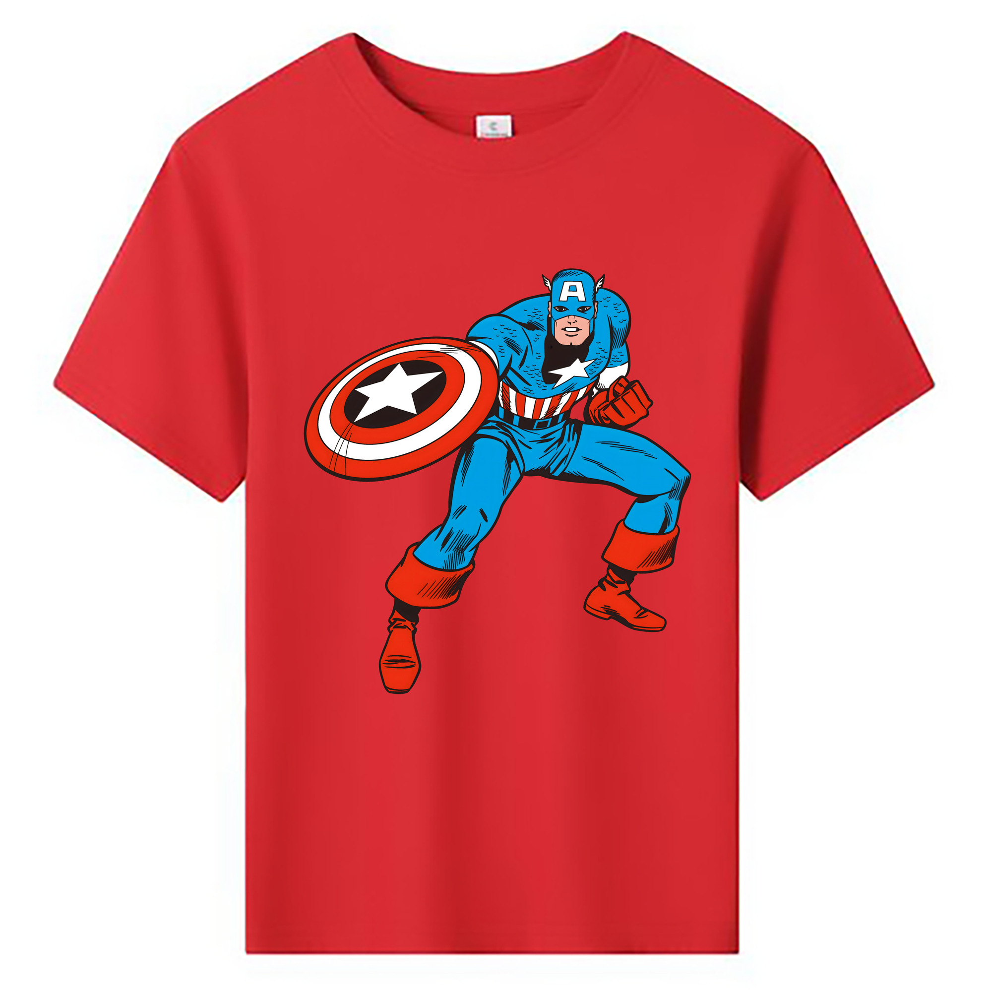 （画像用） アベンジャーズ The Avengers 綿100％キッズTシャツ（フロントプリント）