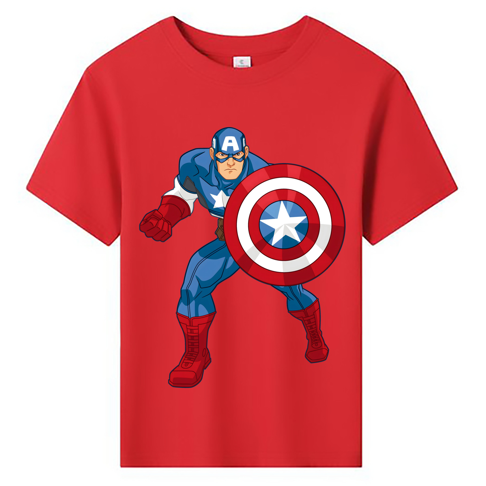 （画像用） アベンジャーズ The Avengers 綿100％キッズTシャツ（フロントプリント）