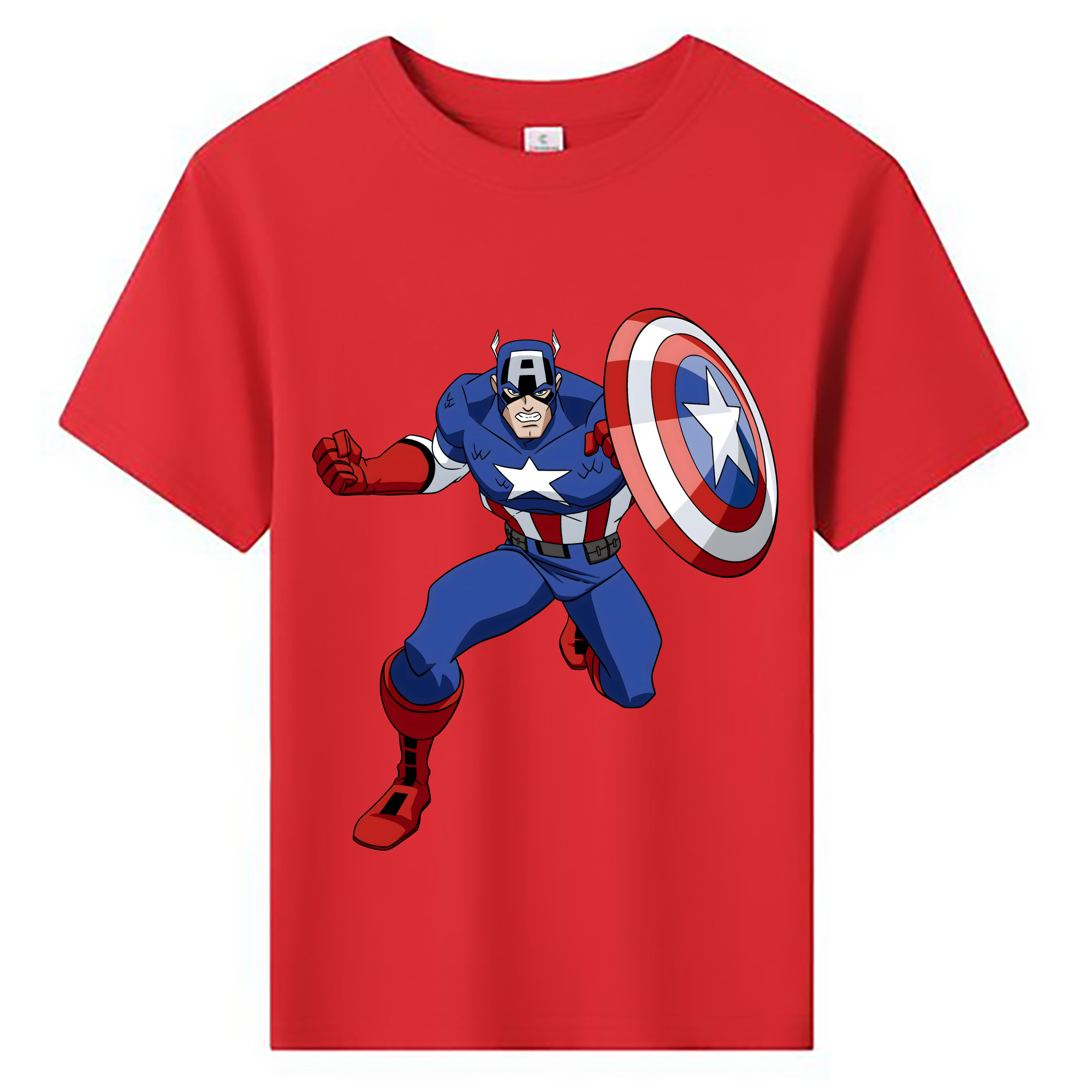 （画像用） アベンジャーズ The Avengers 綿100％キッズTシャツ（フロントプリント）