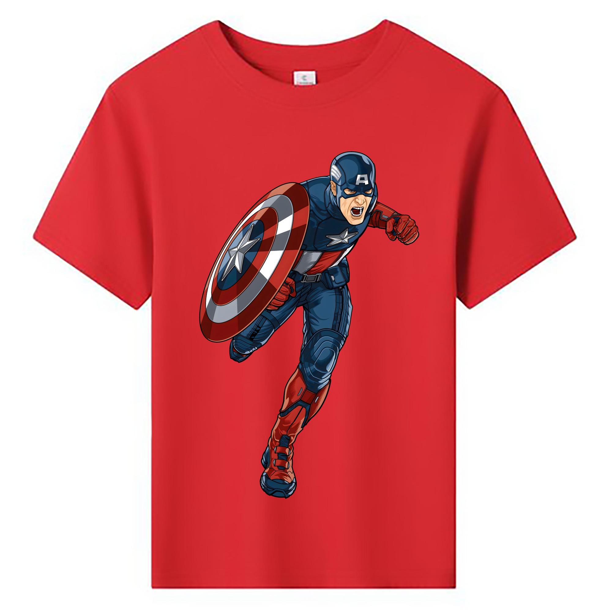 （画像用） アベンジャーズ The Avengers 綿100％キッズTシャツ（フロントプリント）
