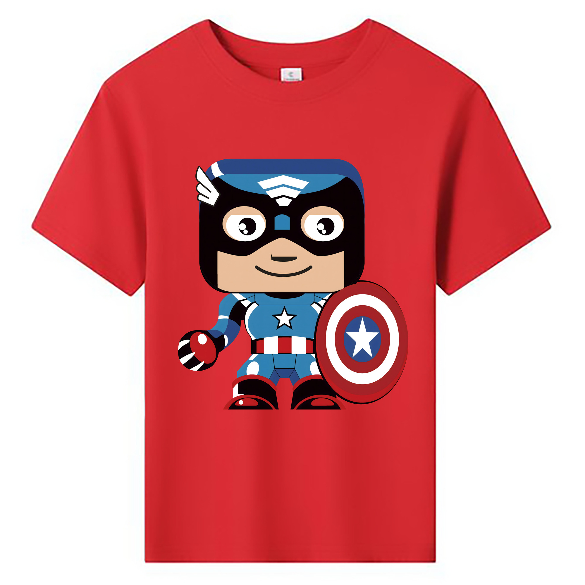 （画像用） アベンジャーズ The Avengers 綿100％キッズTシャツ（フロントプリント）