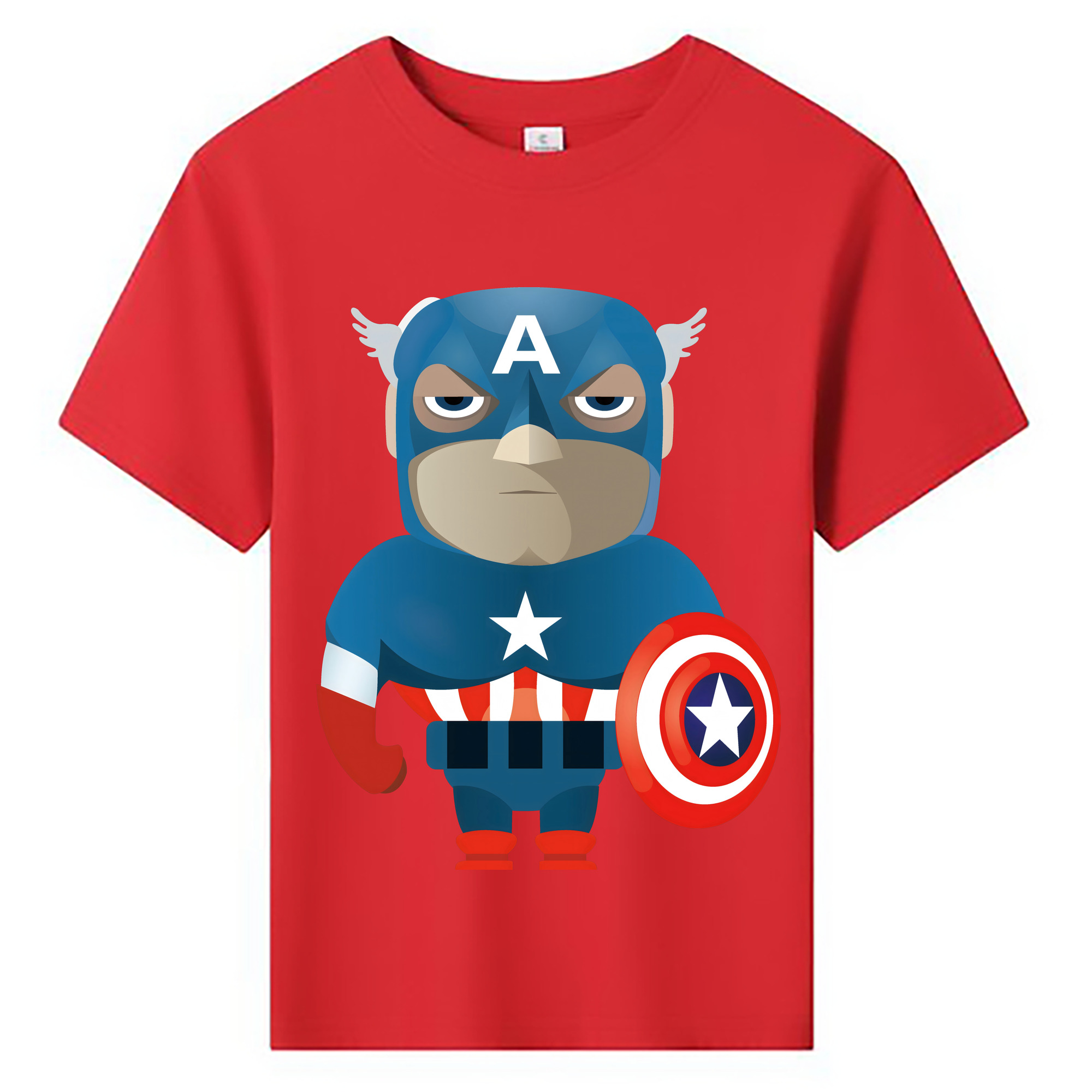（画像用） アベンジャーズ The Avengers 綿100％キッズTシャツ（フロントプリント）