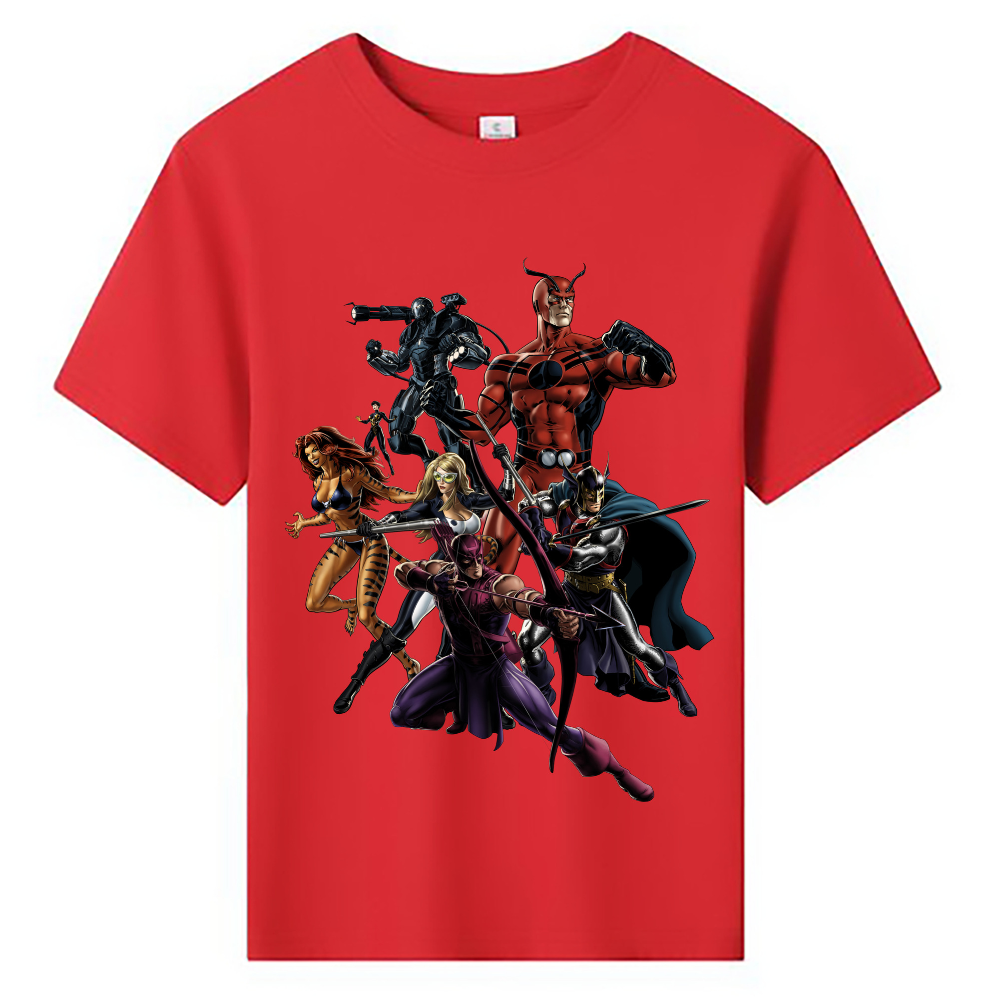 （画像用） アベンジャーズ The Avengers 綿100％キッズTシャツ（フロントプリント）