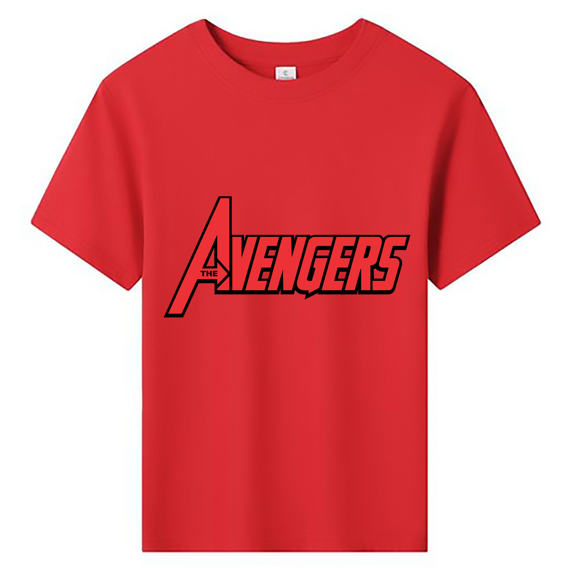 （画像用） アベンジャーズ The Avengers 綿100％キッズTシャツ（フロントプリント）