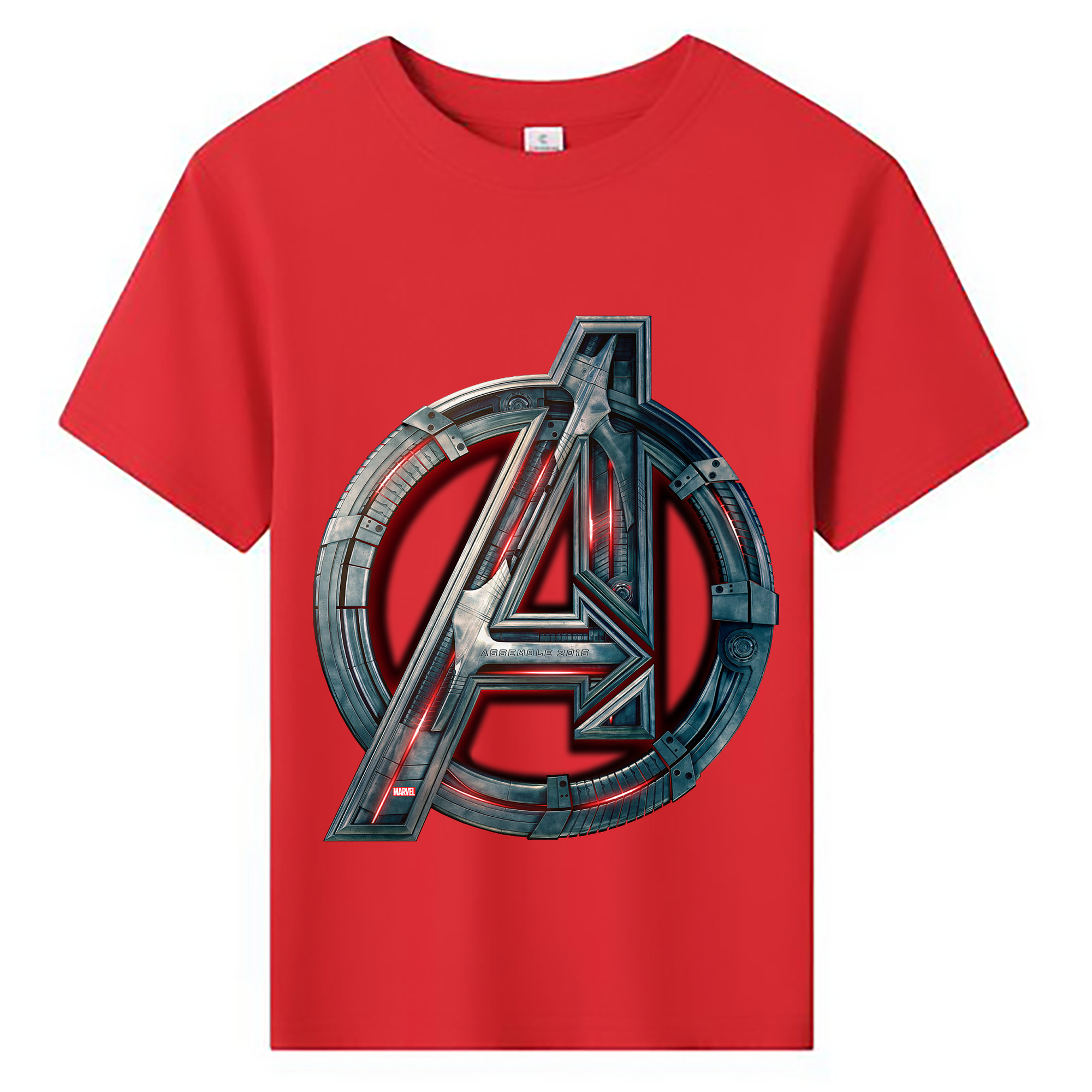 （画像用） アベンジャーズ The Avengers 綿100％キッズTシャツ（フロントプリント）