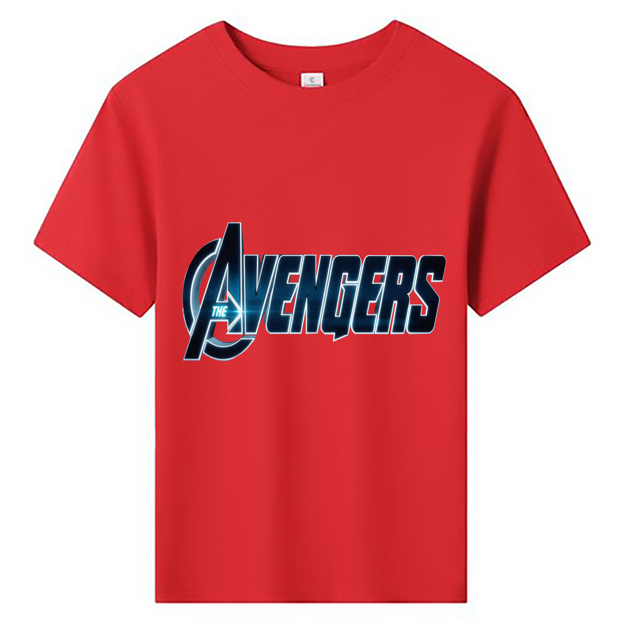 （画像用） アベンジャーズ The Avengers 綿100％キッズTシャツ（フロントプリント）