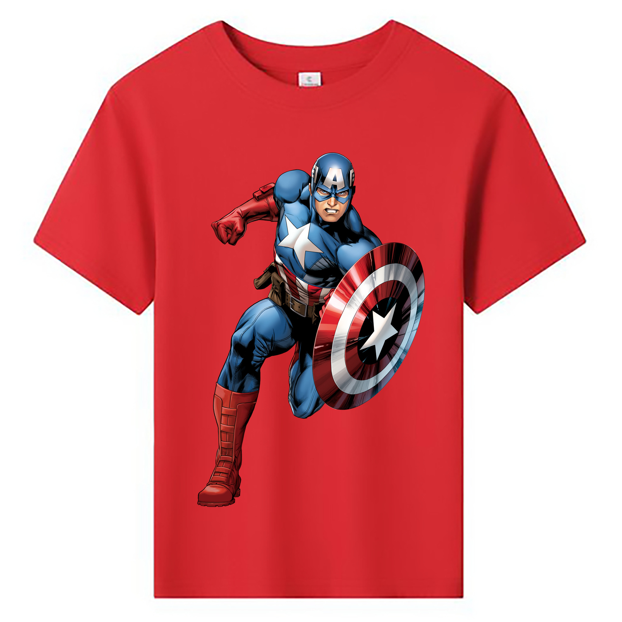 （画像用） アベンジャーズ The Avengers 綿100％キッズTシャツ（フロントプリント）