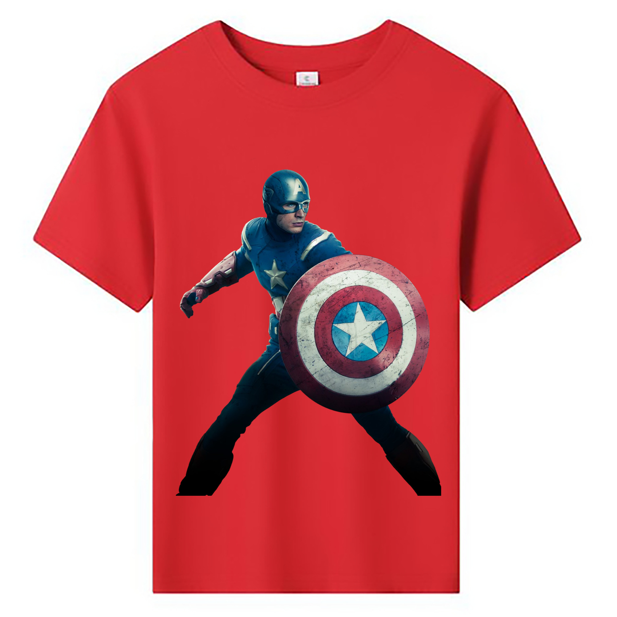 （画像用） アベンジャーズ The Avengers 綿100％キッズTシャツ（フロントプリント）