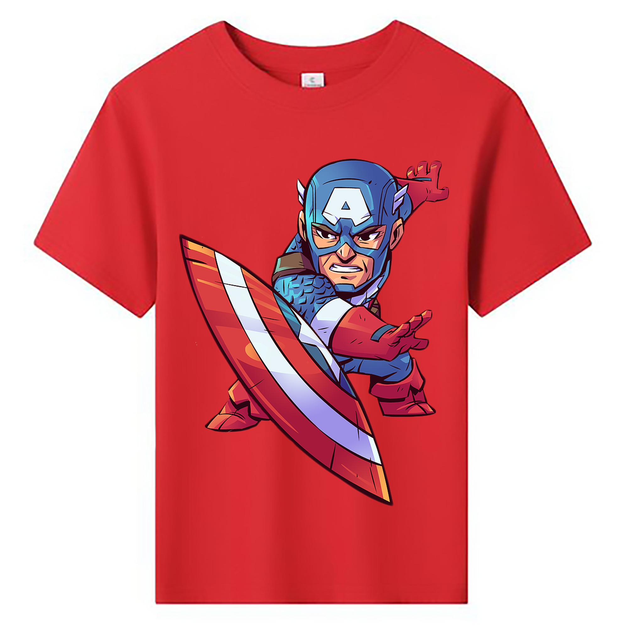 （画像用） アベンジャーズ The Avengers 綿100％キッズTシャツ（フロントプリント）