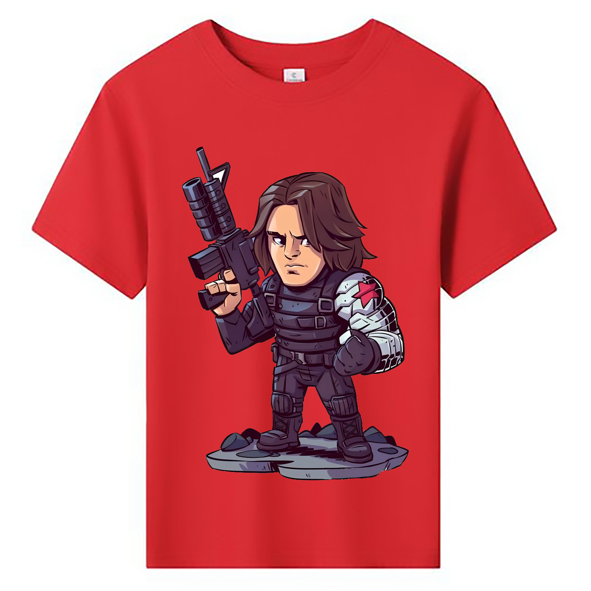 （画像用） アベンジャーズ The Avengers 綿100％キッズTシャツ（フロントプリント）