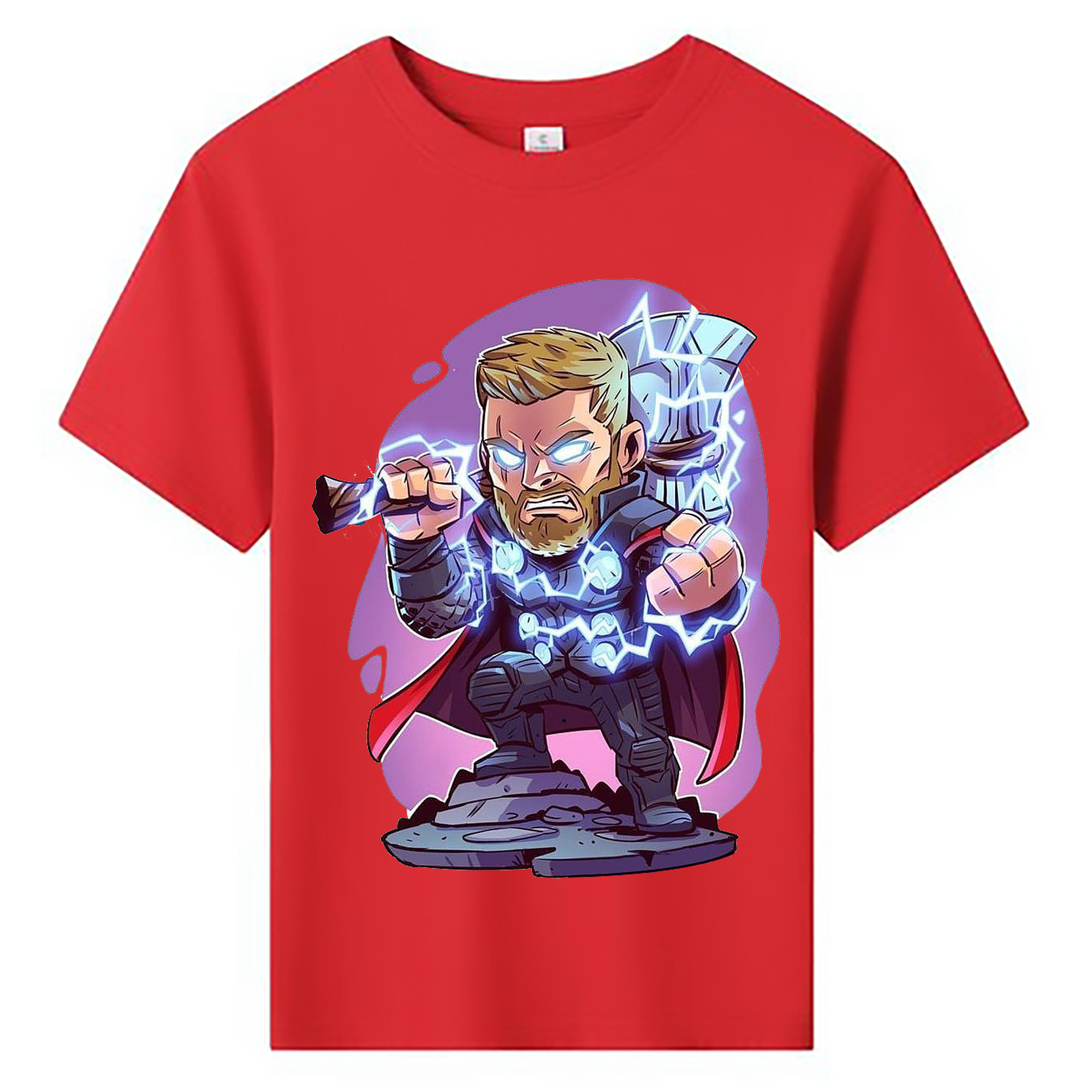 （画像用） アベンジャーズ The Avengers 綿100％キッズTシャツ（フロントプリント）