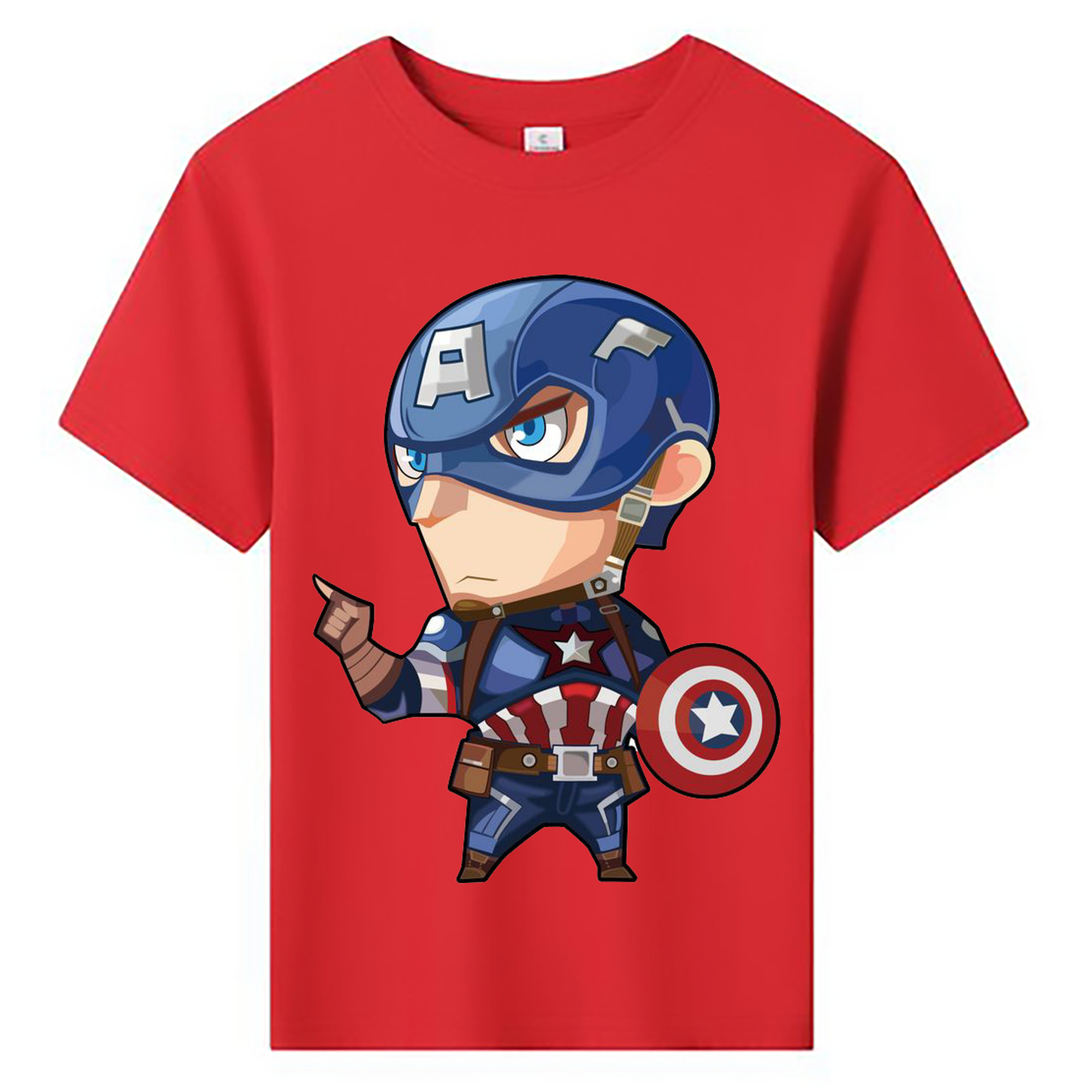 （画像用） アベンジャーズ The Avengers 綿100％キッズTシャツ（フロントプリント）