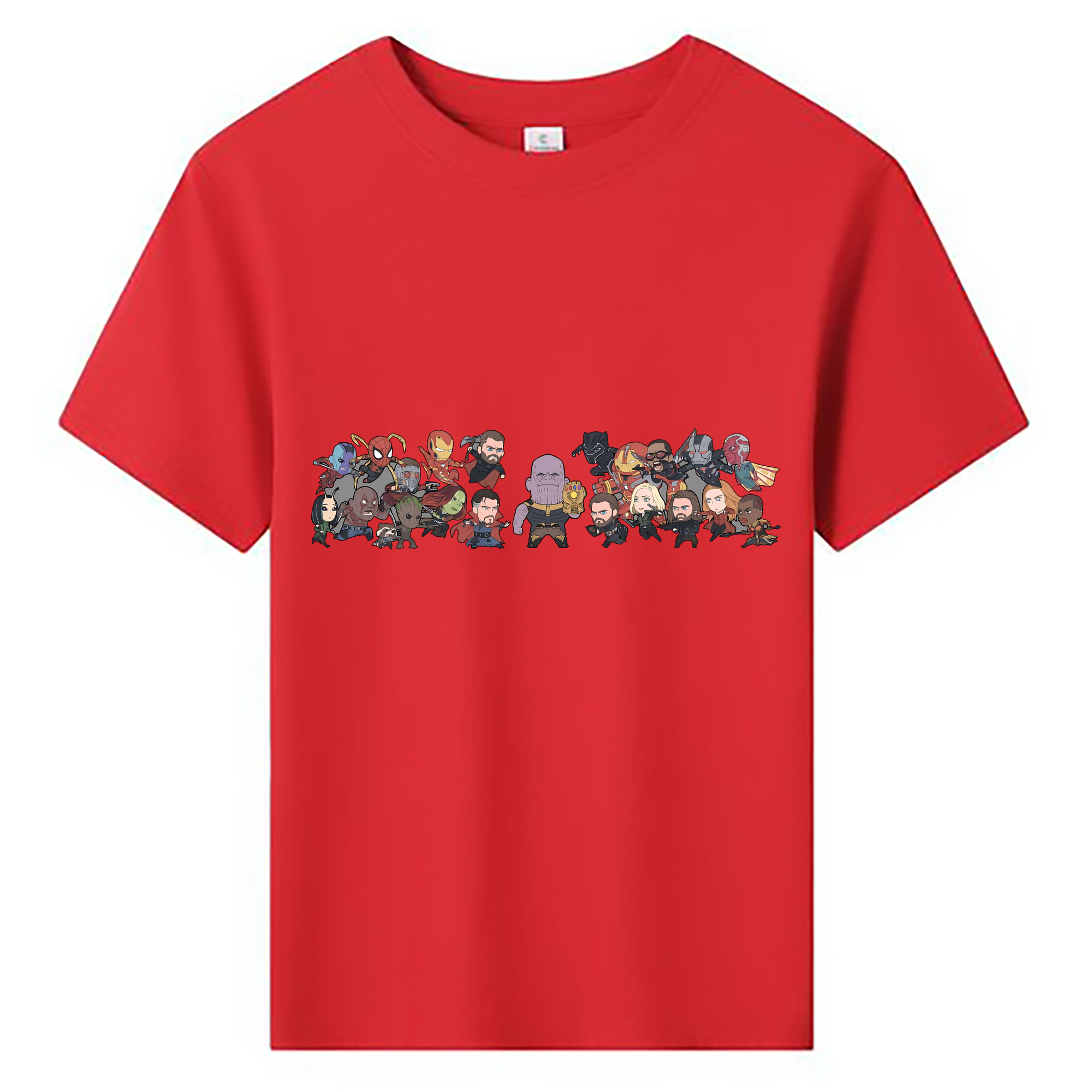 （画像用） アベンジャーズ The Avengers 綿100％キッズTシャツ（フロントプリント）