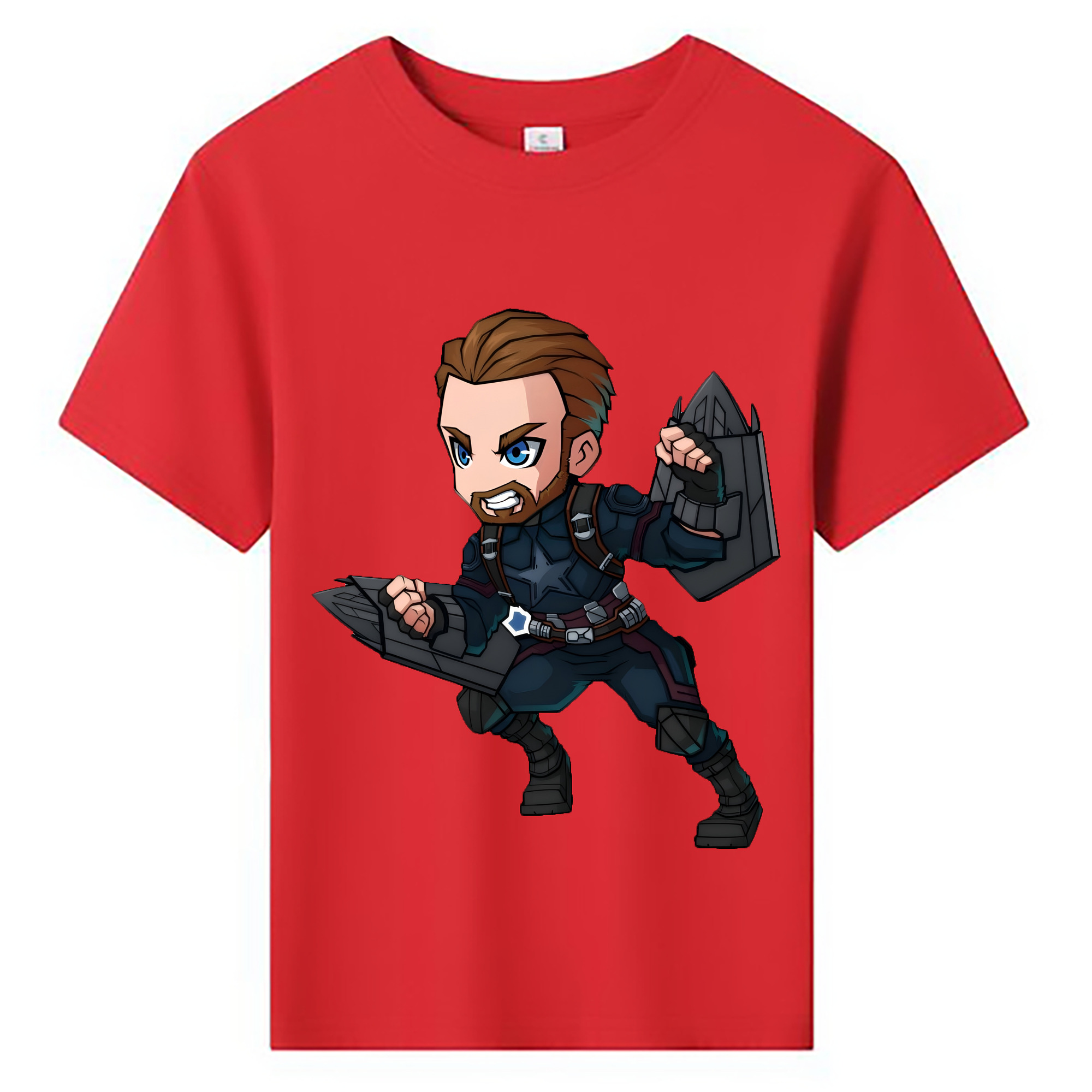 （画像用） アベンジャーズ The Avengers 綿100％キッズTシャツ（フロントプリント）