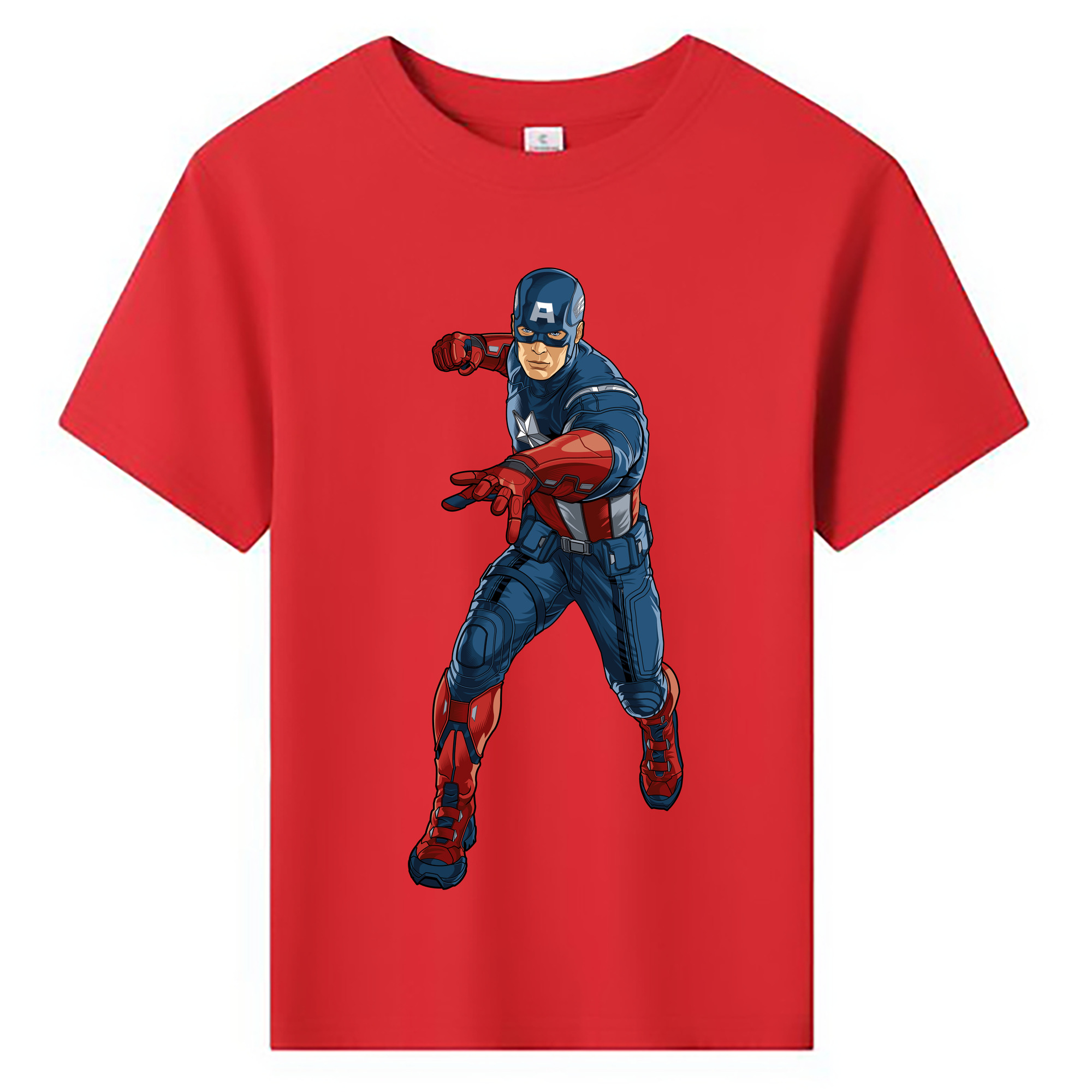 （画像用） アベンジャーズ The Avengers 綿100％キッズTシャツ（フロントプリント）