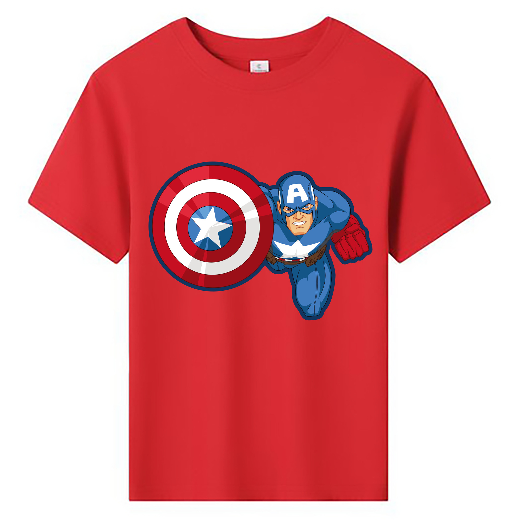 （画像用） アベンジャーズ The Avengers 綿100％キッズTシャツ（フロントプリント）