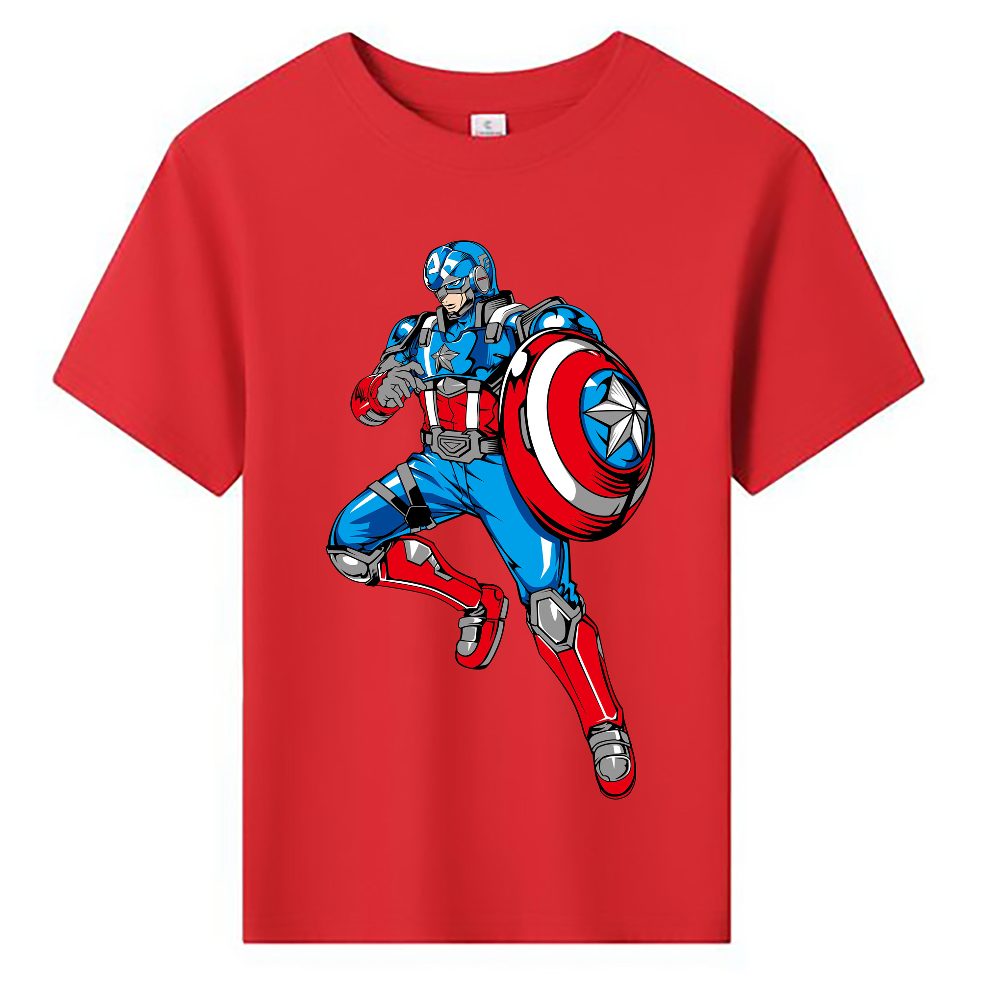 （画像用） アベンジャーズ The Avengers 綿100％キッズTシャツ（フロントプリント）