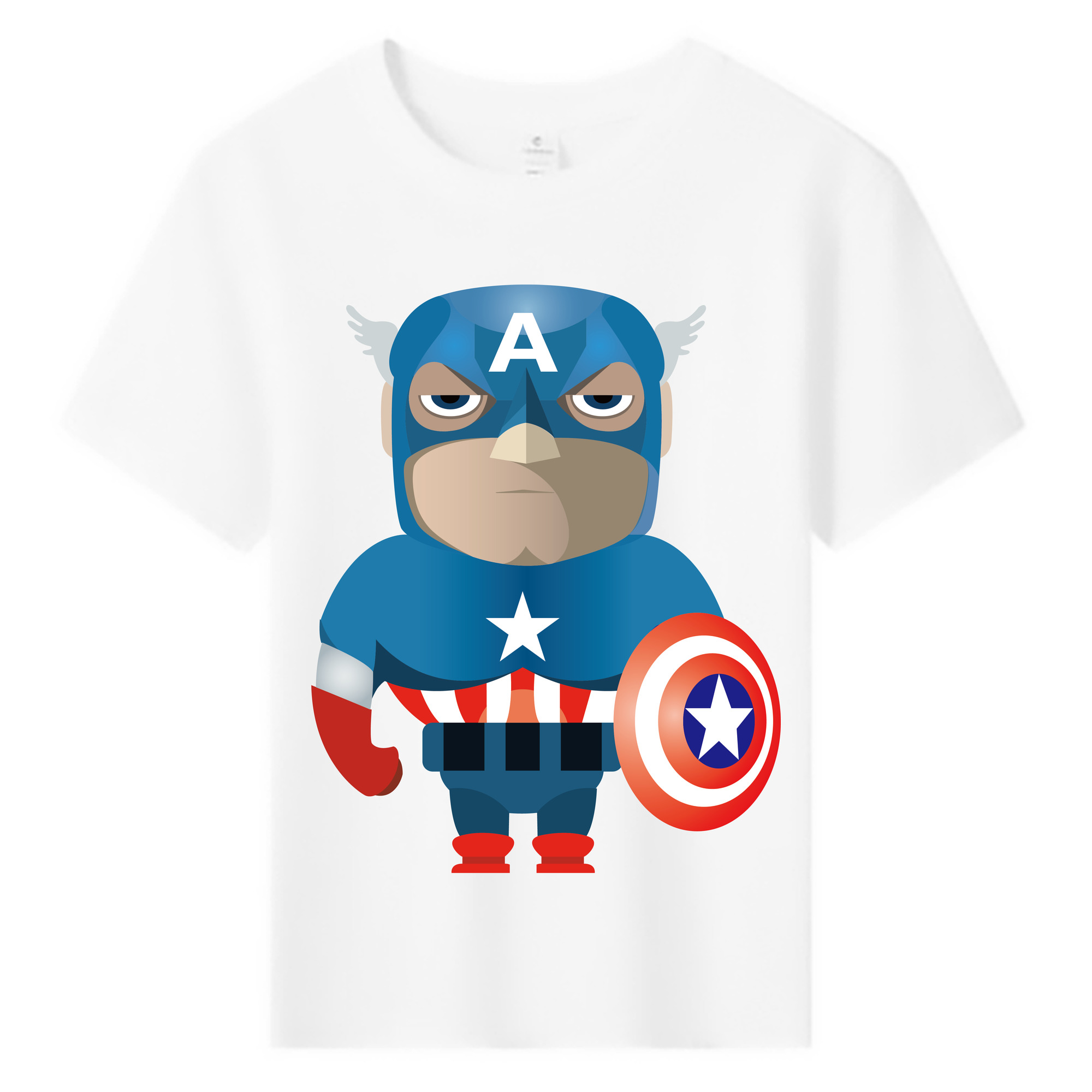 （画像用） アベンジャーズ The Avengers 綿100％キッズTシャツ（フロントプリント）