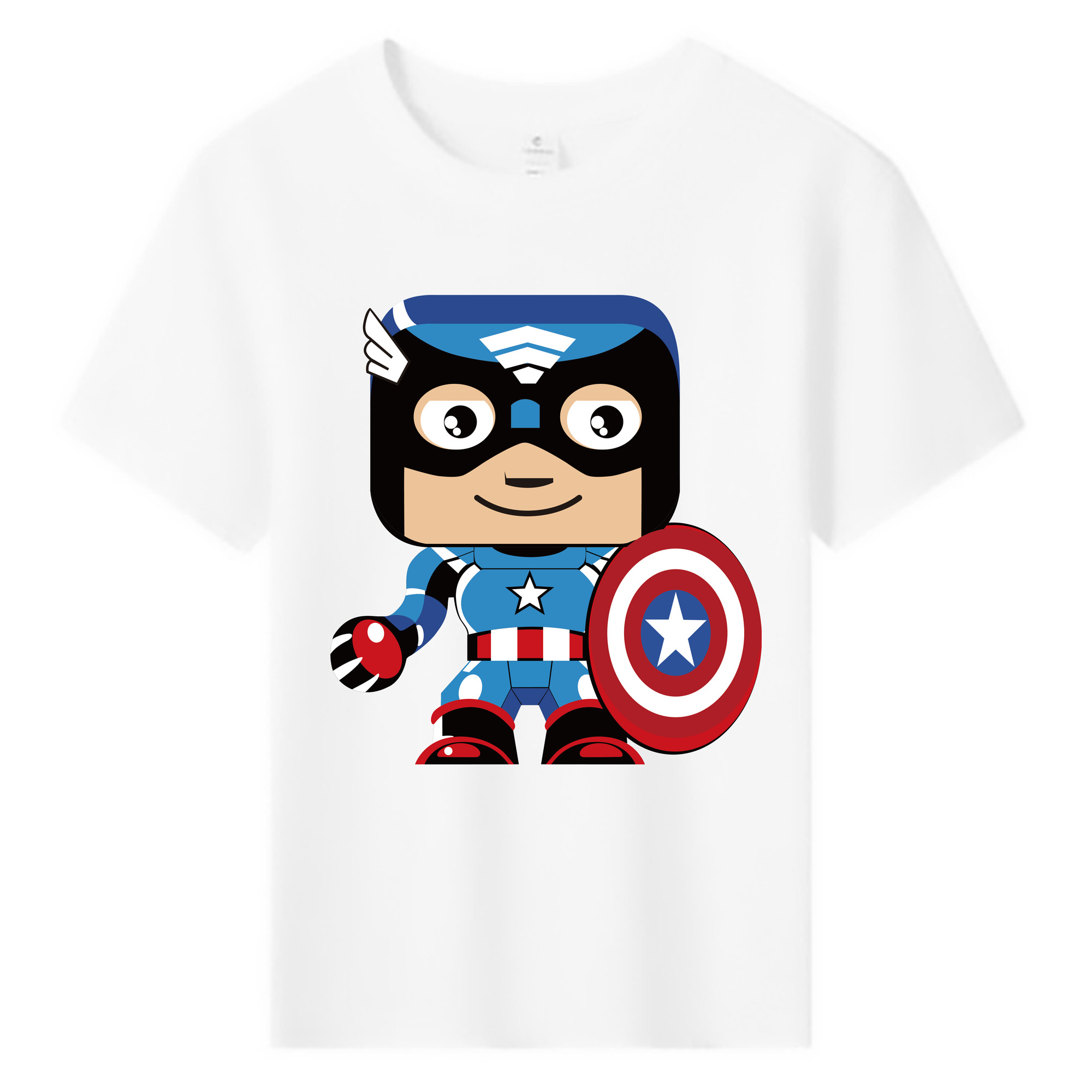 （画像用） アベンジャーズ The Avengers 綿100％キッズTシャツ（フロントプリント）