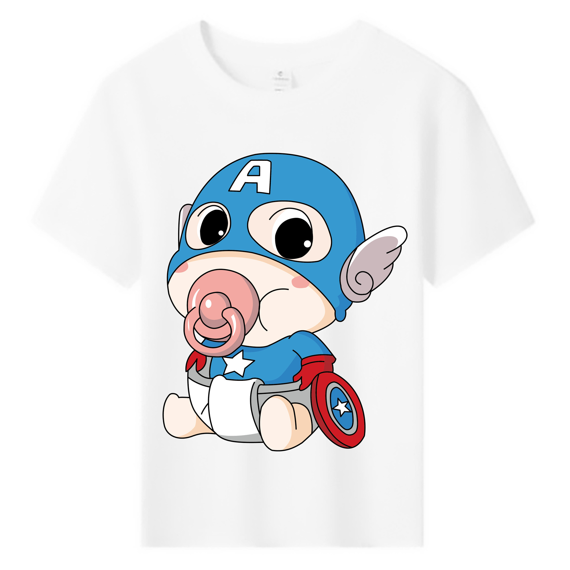 （画像用） アベンジャーズ The Avengers 綿100％キッズTシャツ（フロントプリント）