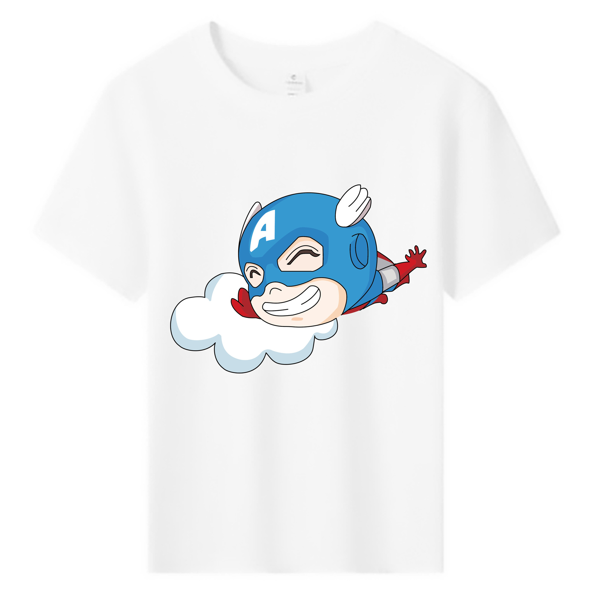 （画像用） アベンジャーズ The Avengers 綿100％キッズTシャツ（フロントプリント）