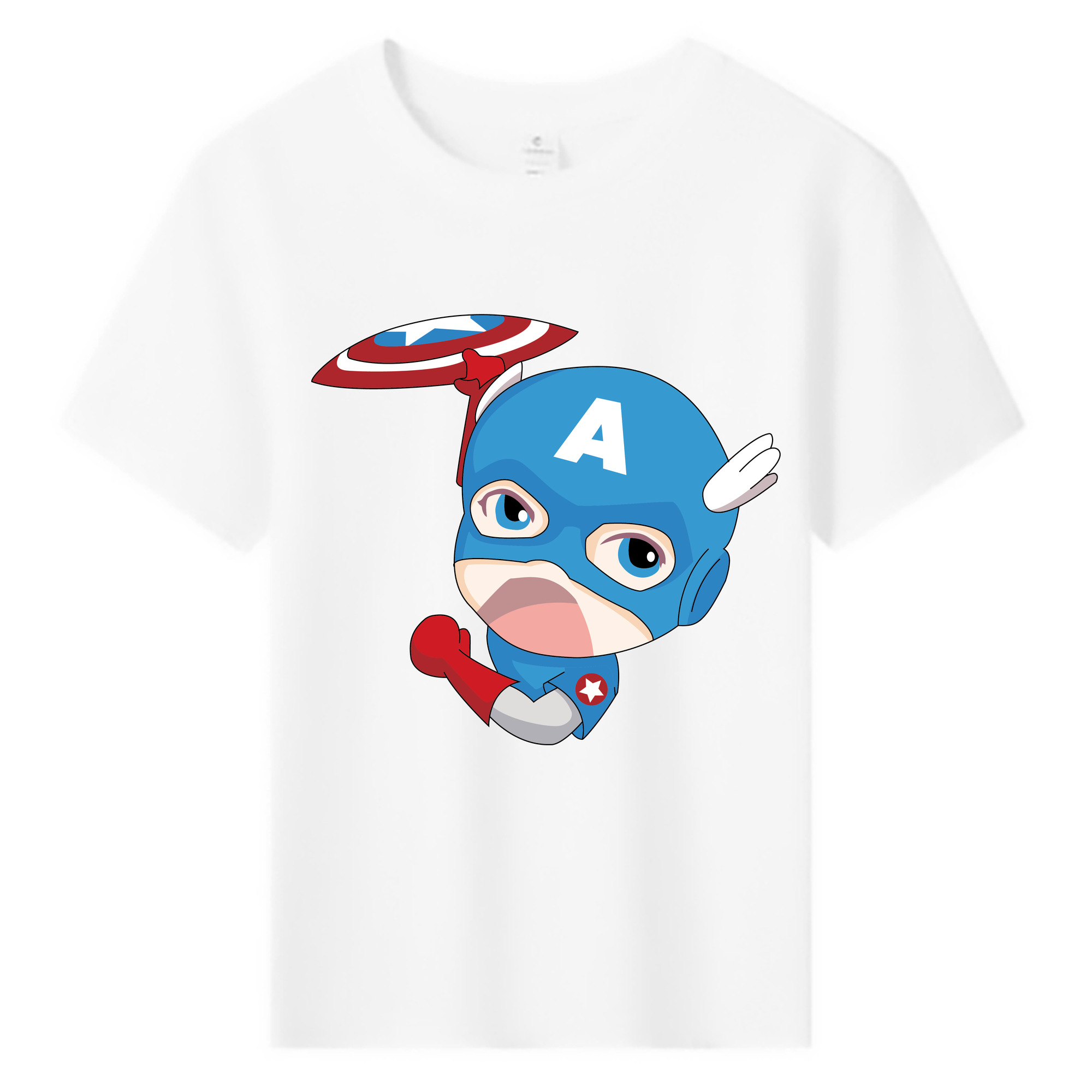 （画像用） アベンジャーズ The Avengers 綿100％キッズTシャツ（フロントプリント）