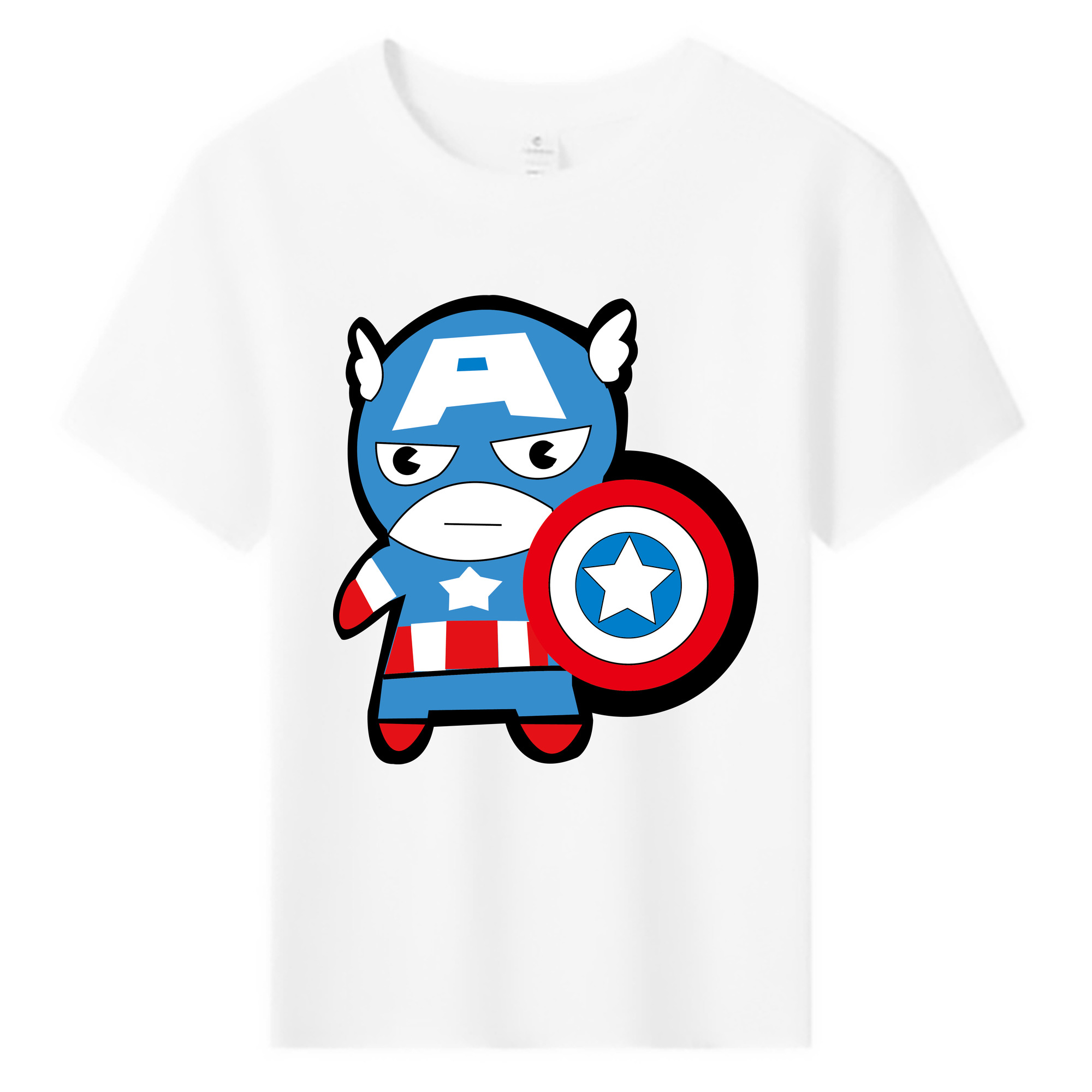 （画像用） アベンジャーズ The Avengers 綿100％キッズTシャツ（フロントプリント）
