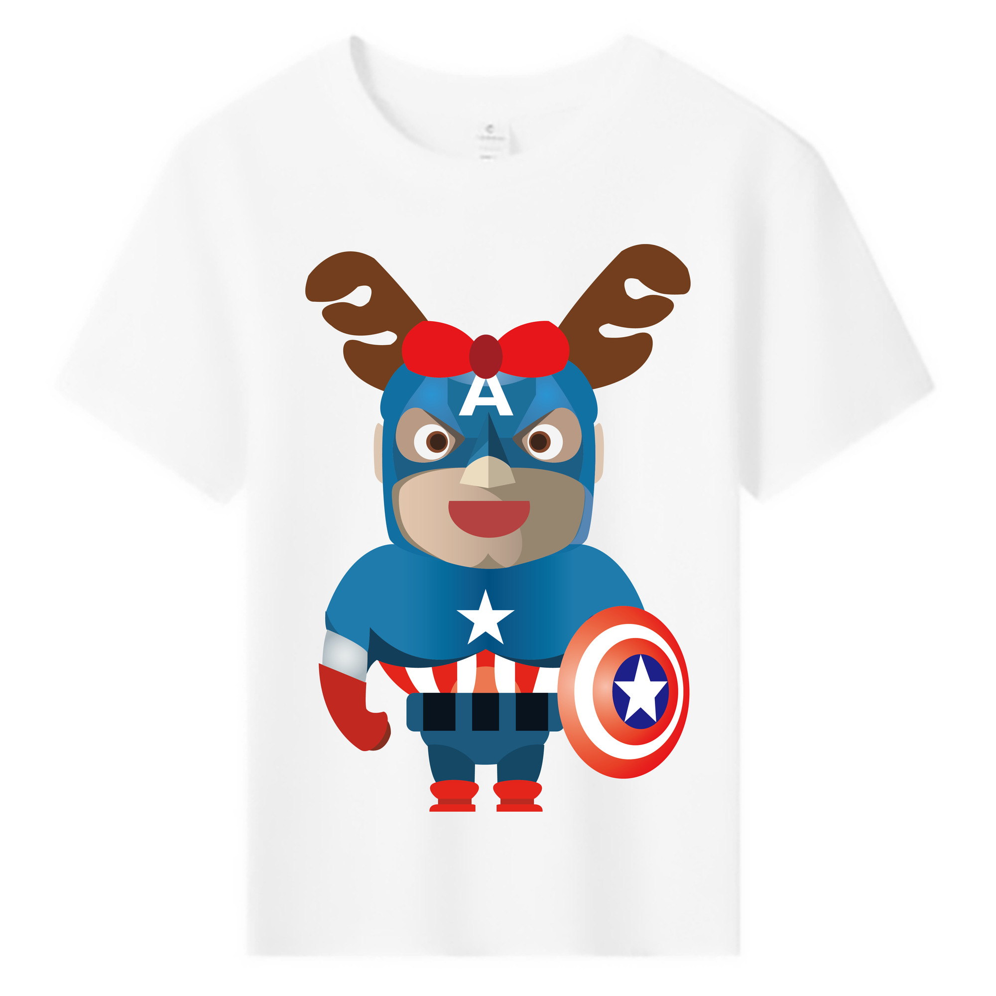 （画像用） アベンジャーズ The Avengers 綿100％キッズTシャツ（フロントプリント）