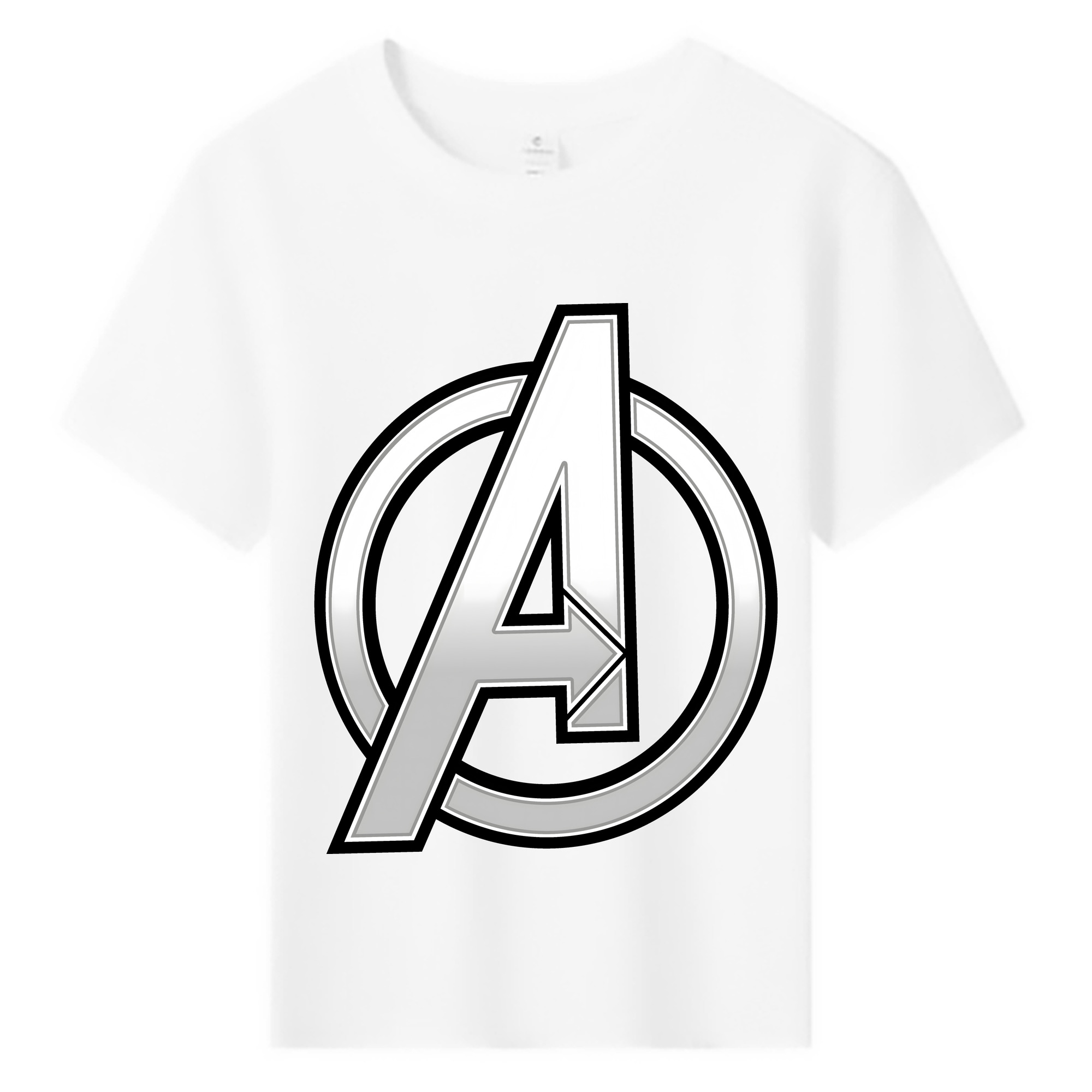 （画像用） アベンジャーズ The Avengers 綿100％キッズTシャツ（フロントプリント）