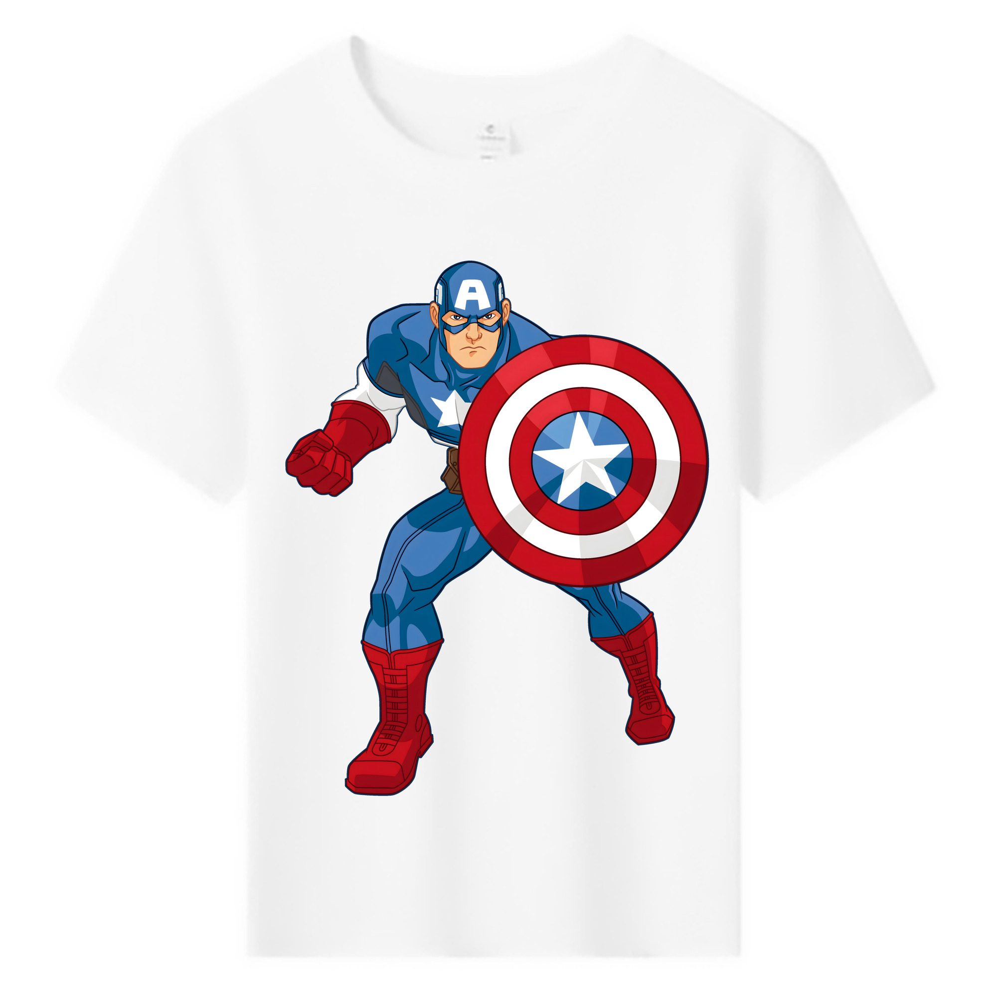 （画像用） アベンジャーズ The Avengers 綿100％キッズTシャツ（フロントプリント）
