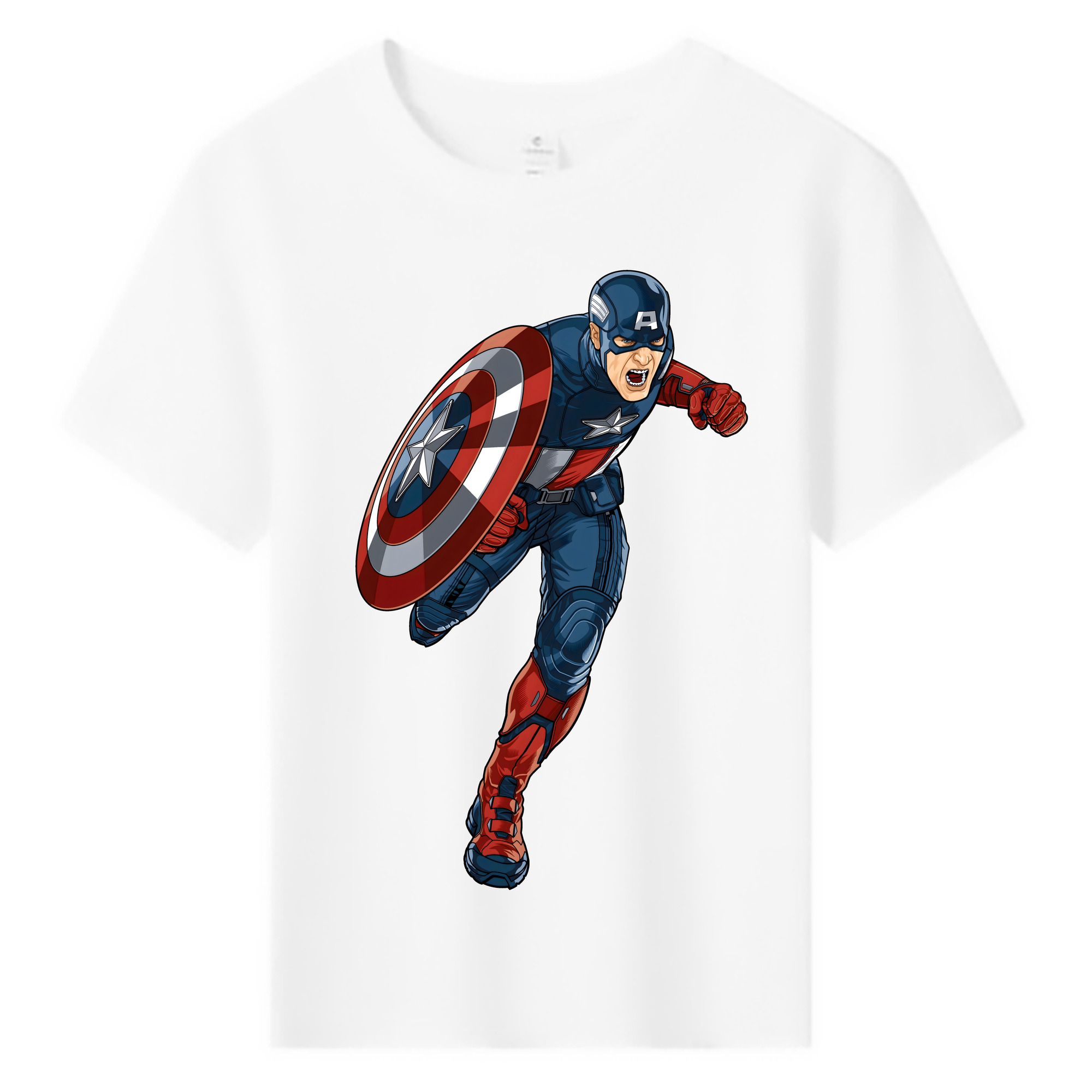 （画像用） アベンジャーズ The Avengers 綿100％キッズTシャツ（フロントプリント）