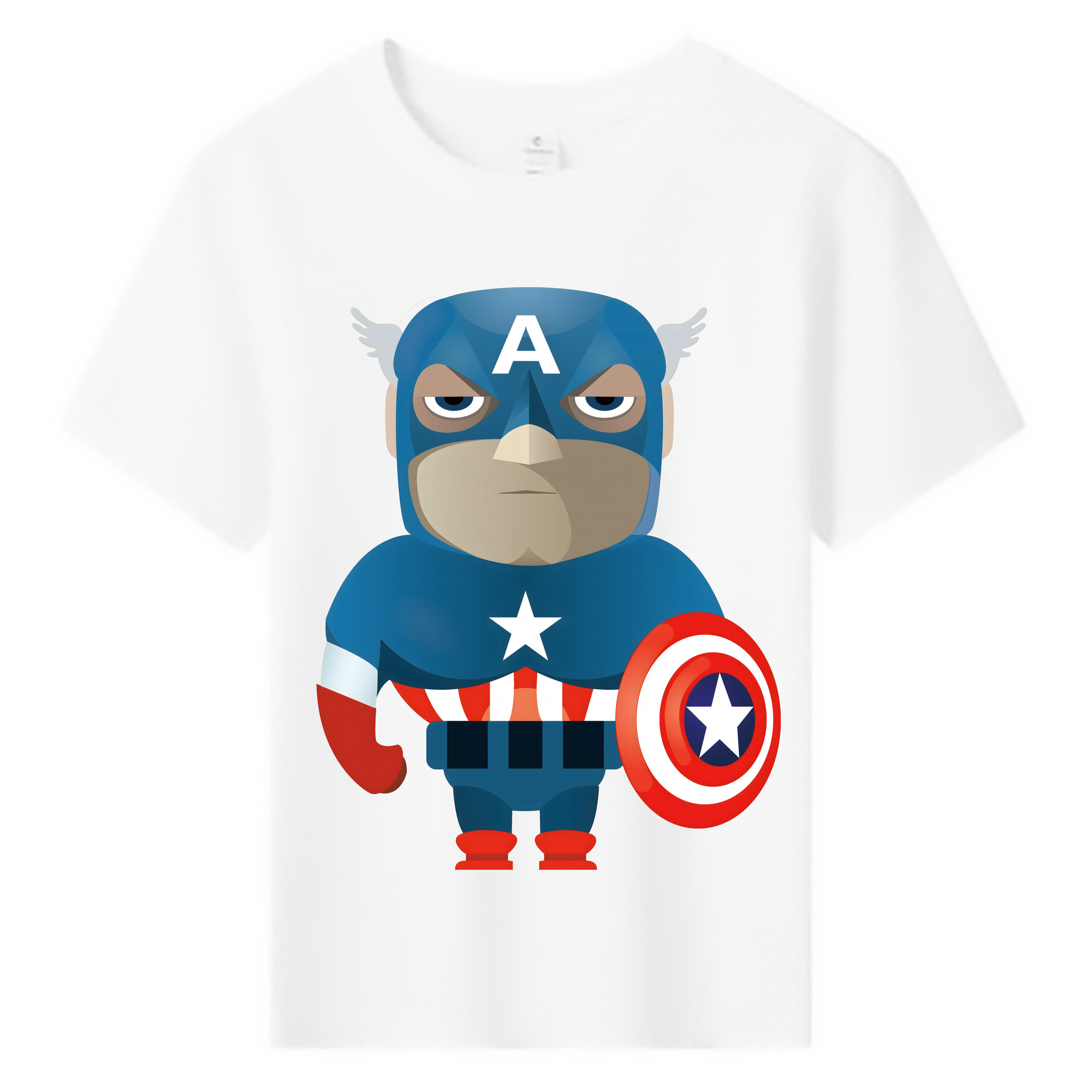 （画像用） アベンジャーズ The Avengers 綿100％キッズTシャツ（フロントプリント）