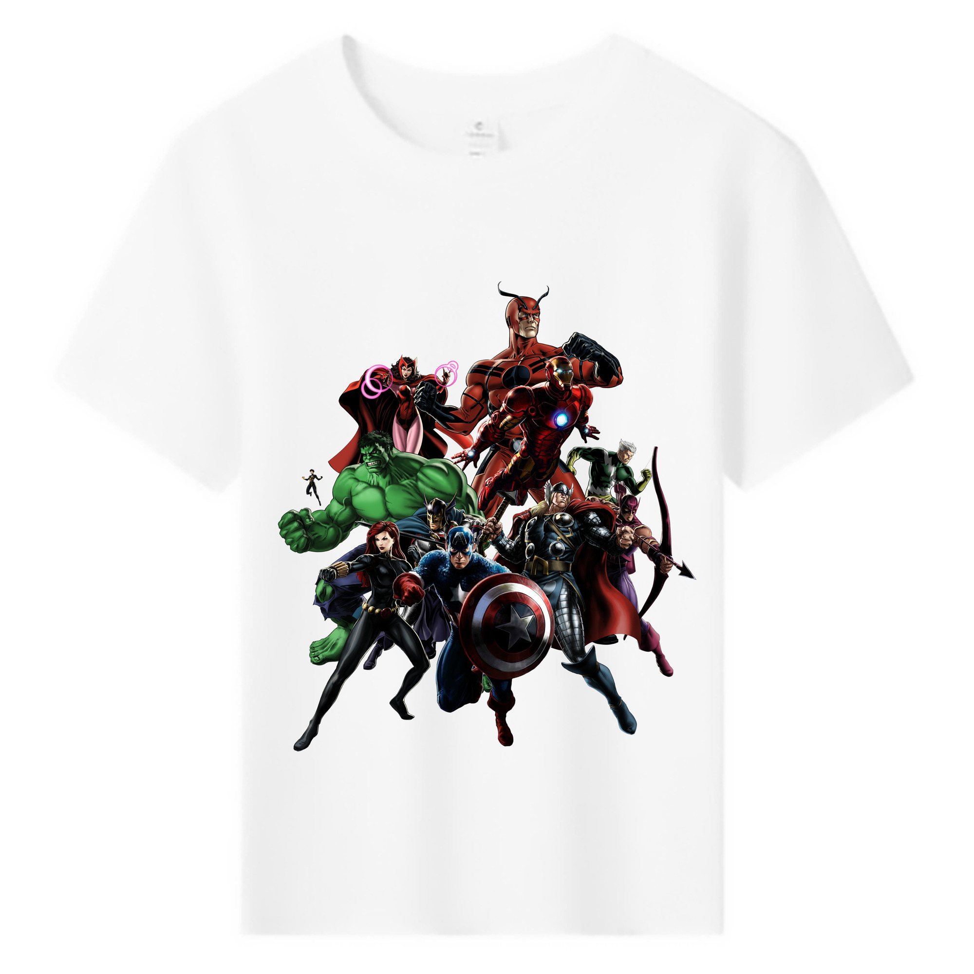 （画像用） アベンジャーズ The Avengers 綿100％キッズTシャツ（フロントプリント）