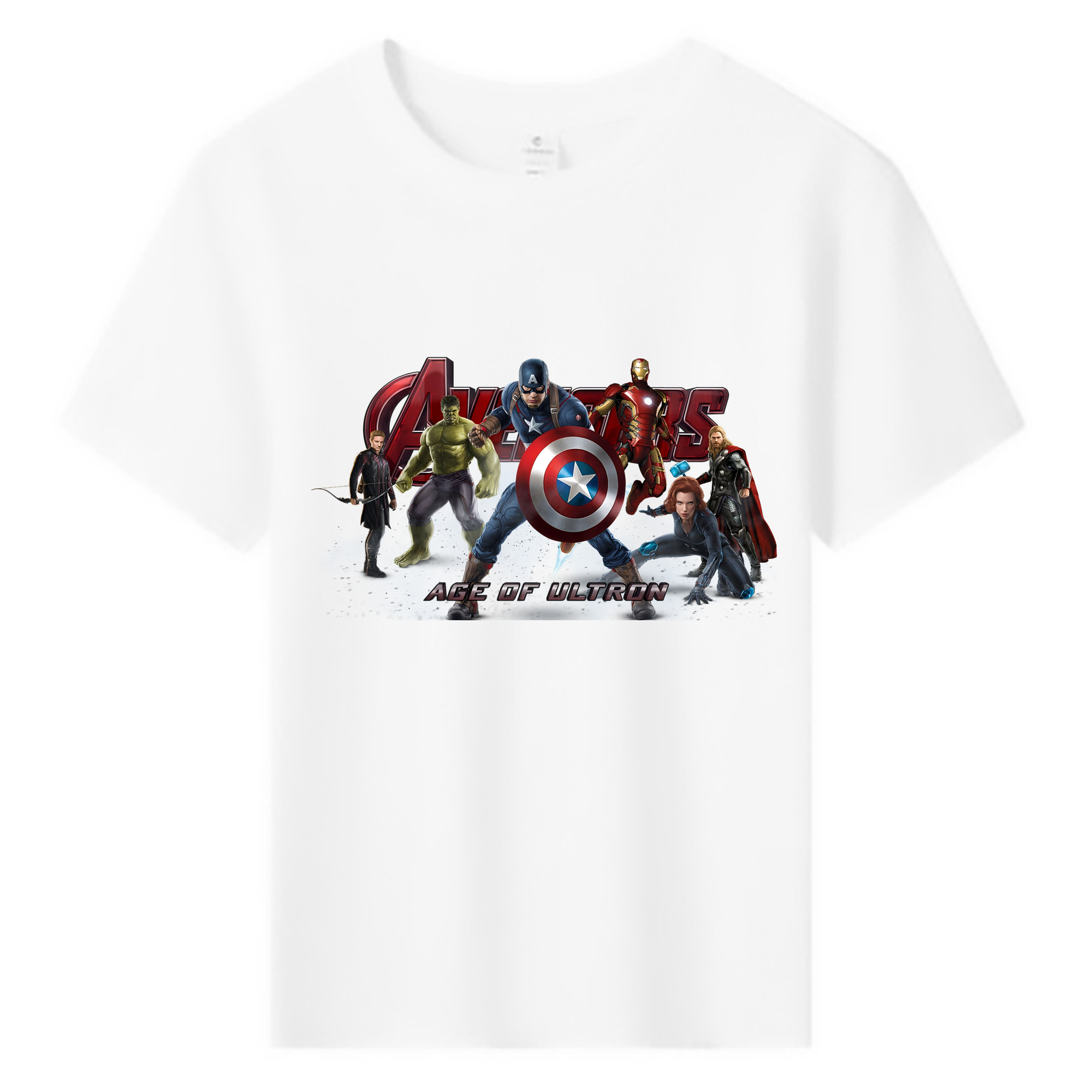 （画像用） アベンジャーズ The Avengers 綿100％キッズTシャツ（フロントプリント）