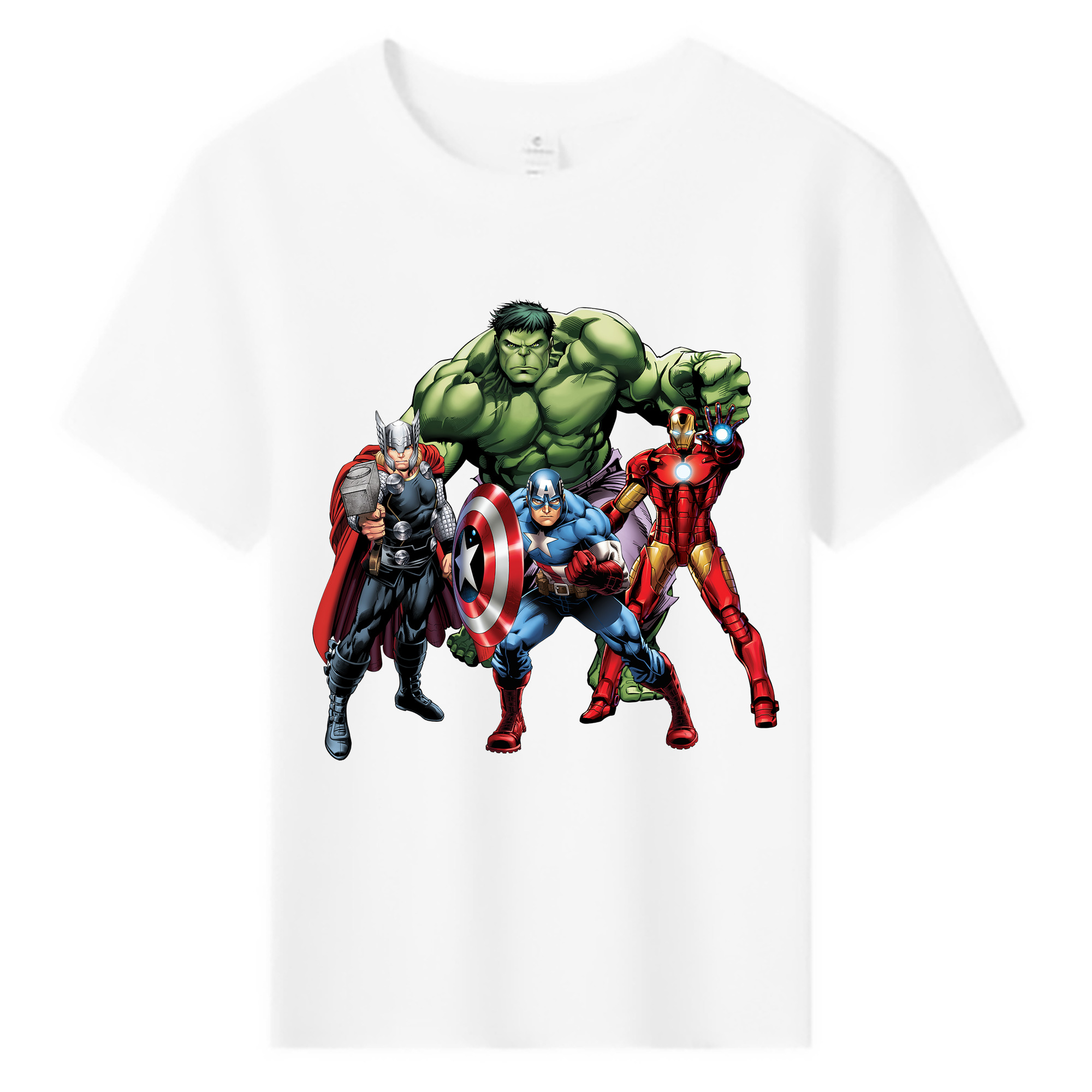 （画像用） アベンジャーズ The Avengers 綿100％キッズTシャツ（フロントプリント）