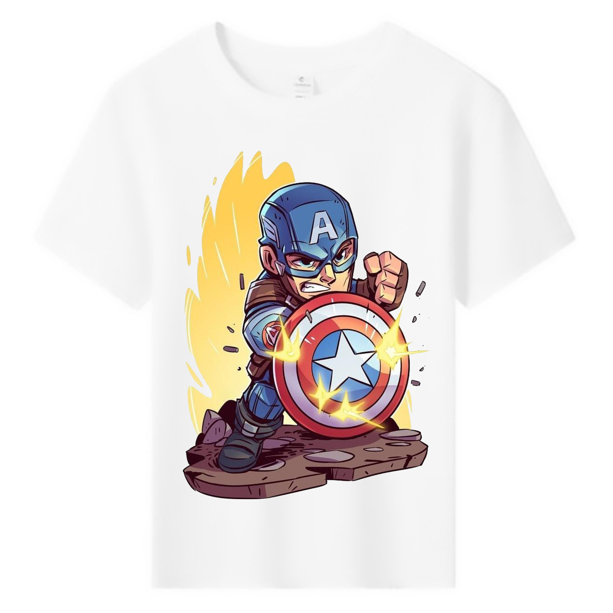 （画像用） アベンジャーズ The Avengers 綿100％キッズTシャツ（フロントプリント）