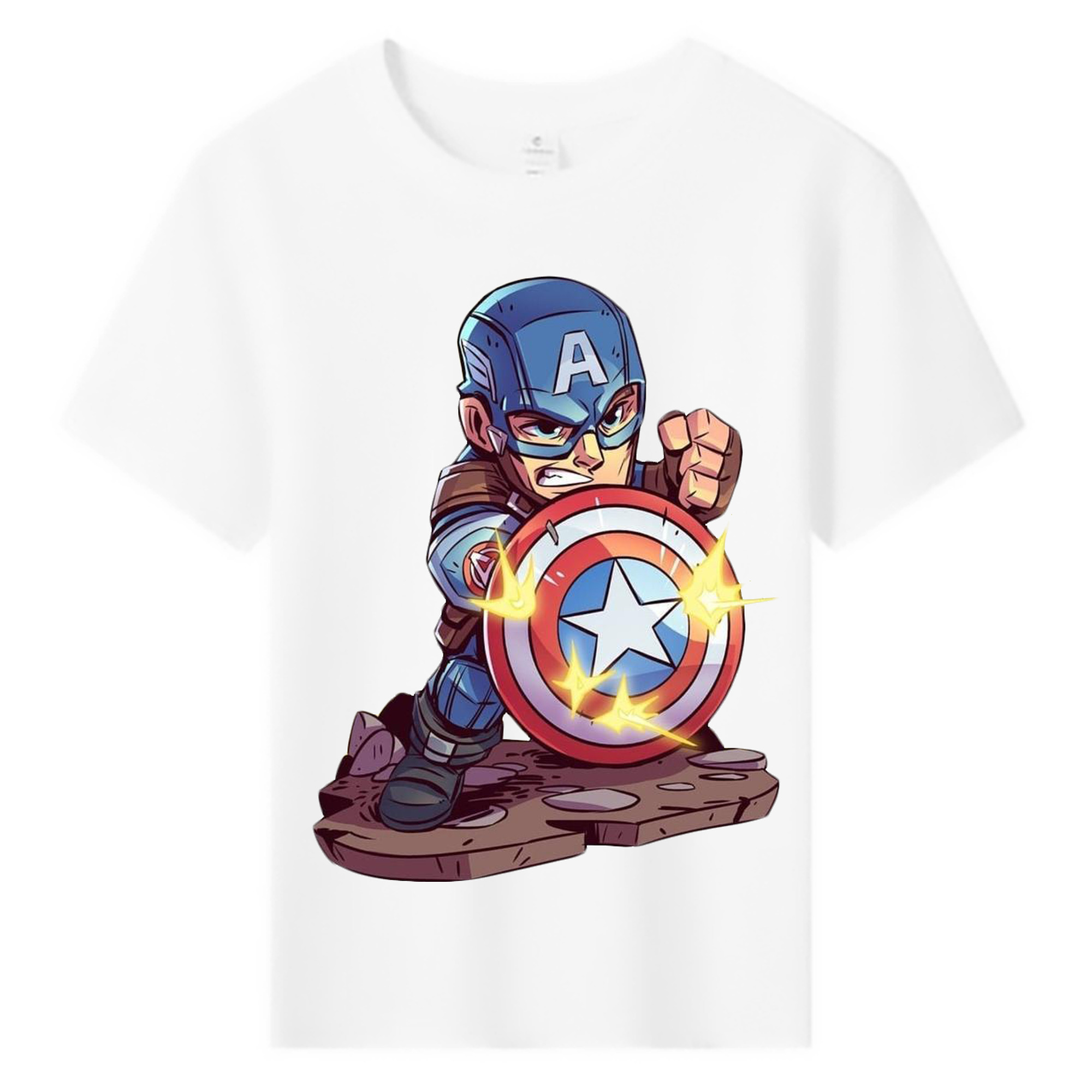 （画像用） アベンジャーズ The Avengers 綿100％キッズTシャツ（フロントプリント）