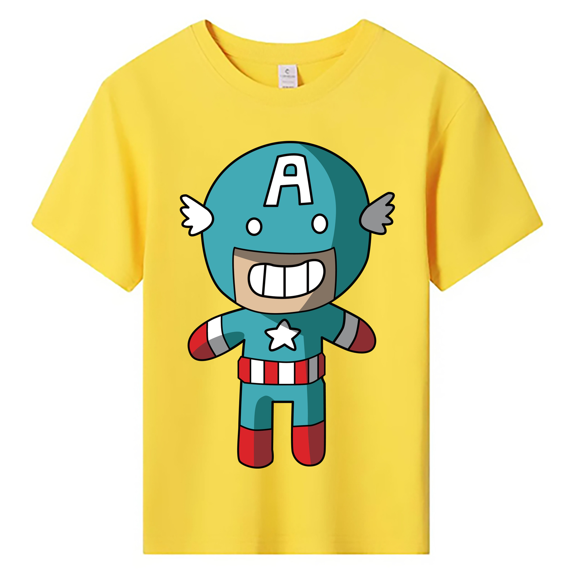 （画像用） アベンジャーズ The Avengers 綿100％キッズTシャツ（フロントプリント）
