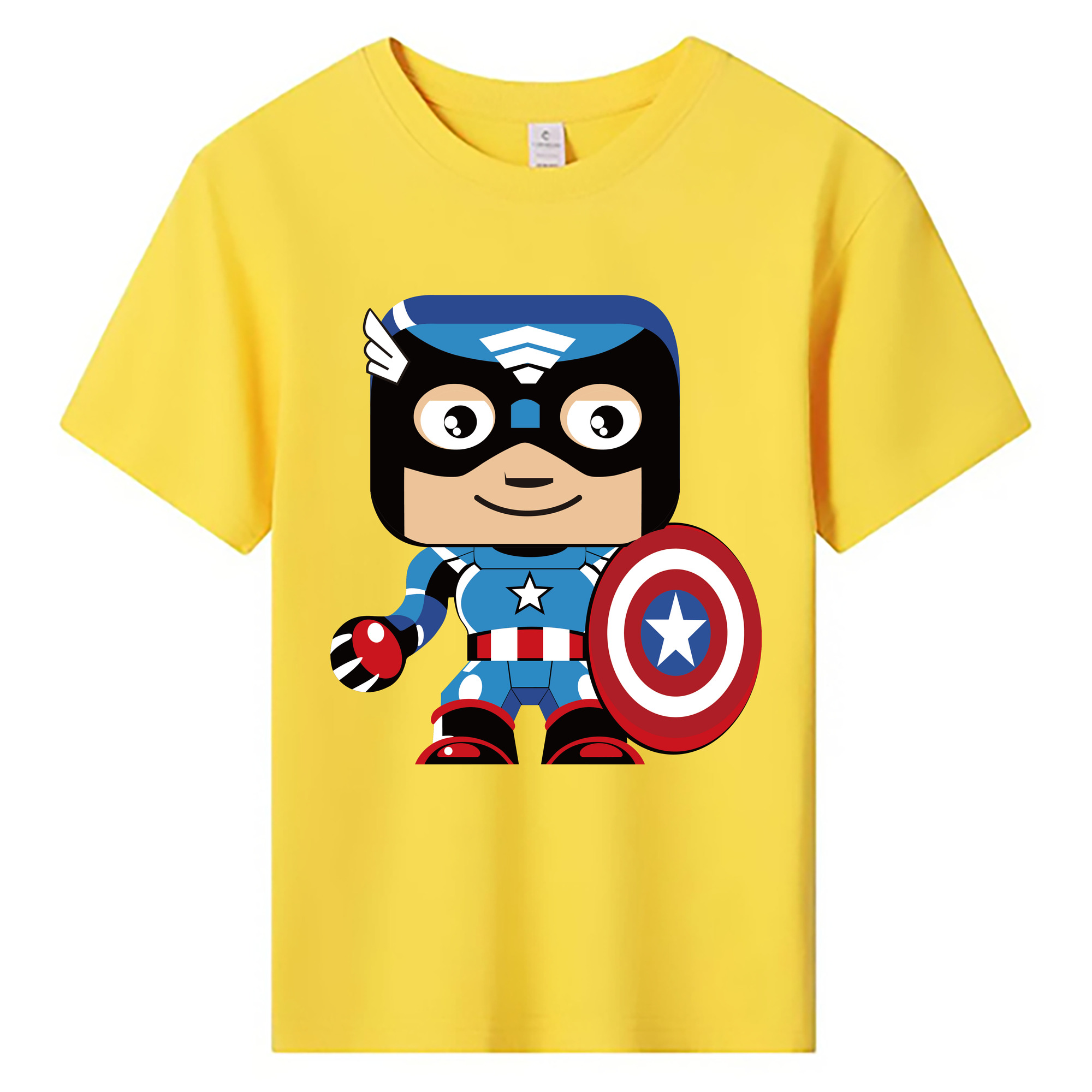 （画像用） アベンジャーズ The Avengers 綿100％キッズTシャツ（フロントプリント）