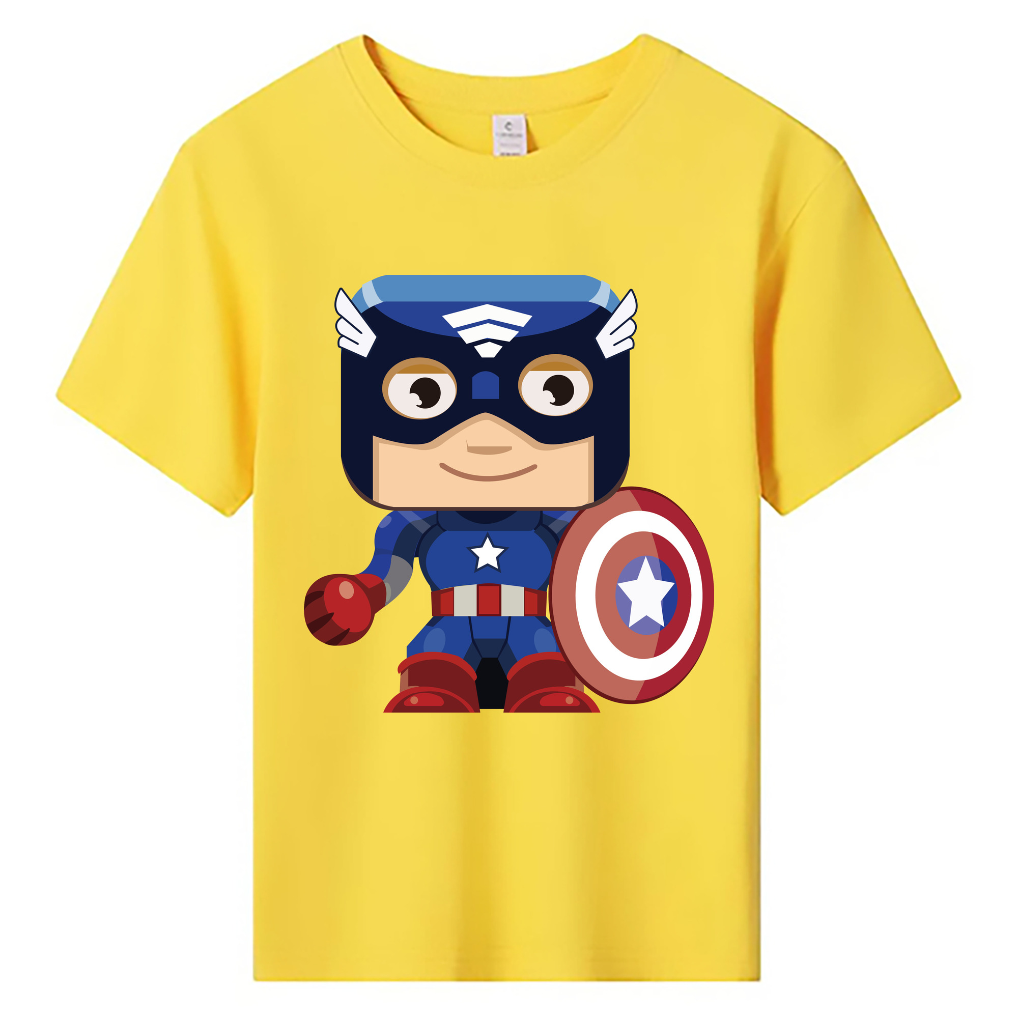 （画像用） アベンジャーズ The Avengers 綿100％キッズTシャツ（フロントプリント）